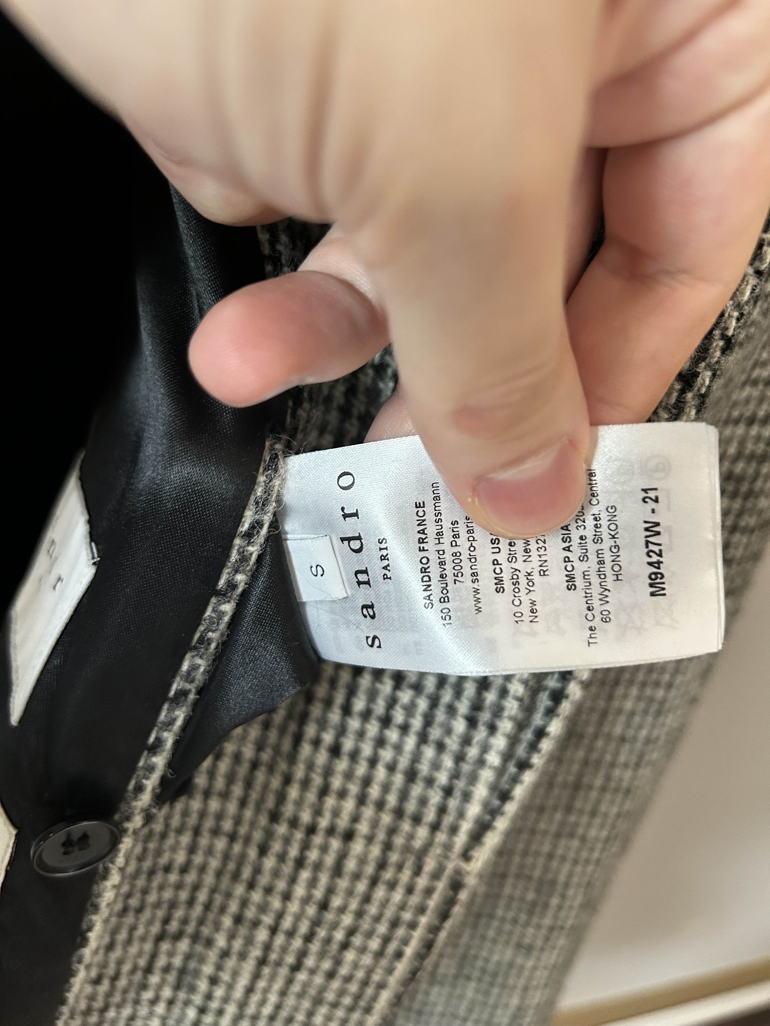 Sandro Sandro Tweed Coat Size US S / EU 44-46 / 1 - 3 Thumbnail