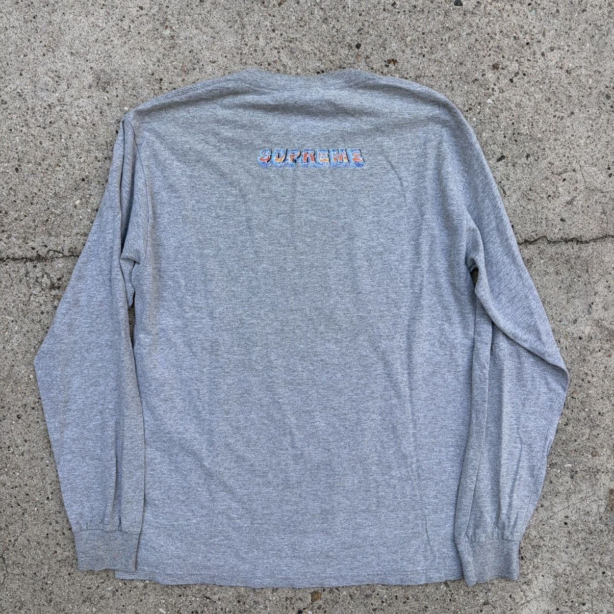Supreme Supreme 2014 FTW Fuck The World Long Sleeve Grey Medium Size US M / EU 48-50 / 2 - 4 Thumbnail