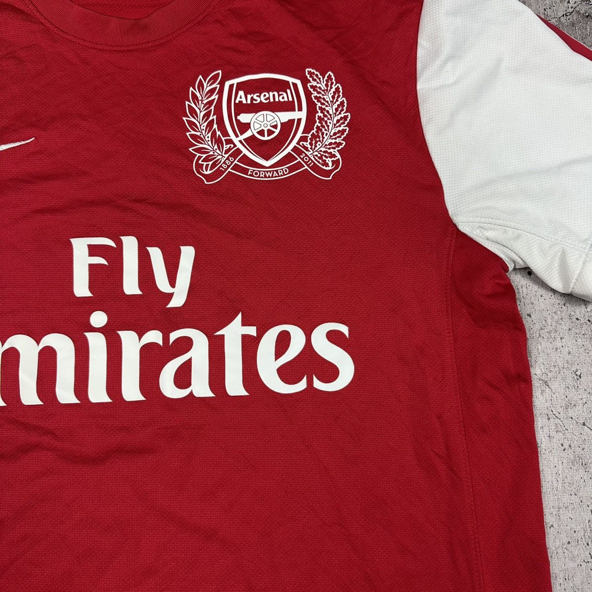 Nike 2011/12 Nike Arsenal 125th Anniversary Vintage Soccer Jersey Size US L / EU 52-54 / 3 - 7 Thumbnail