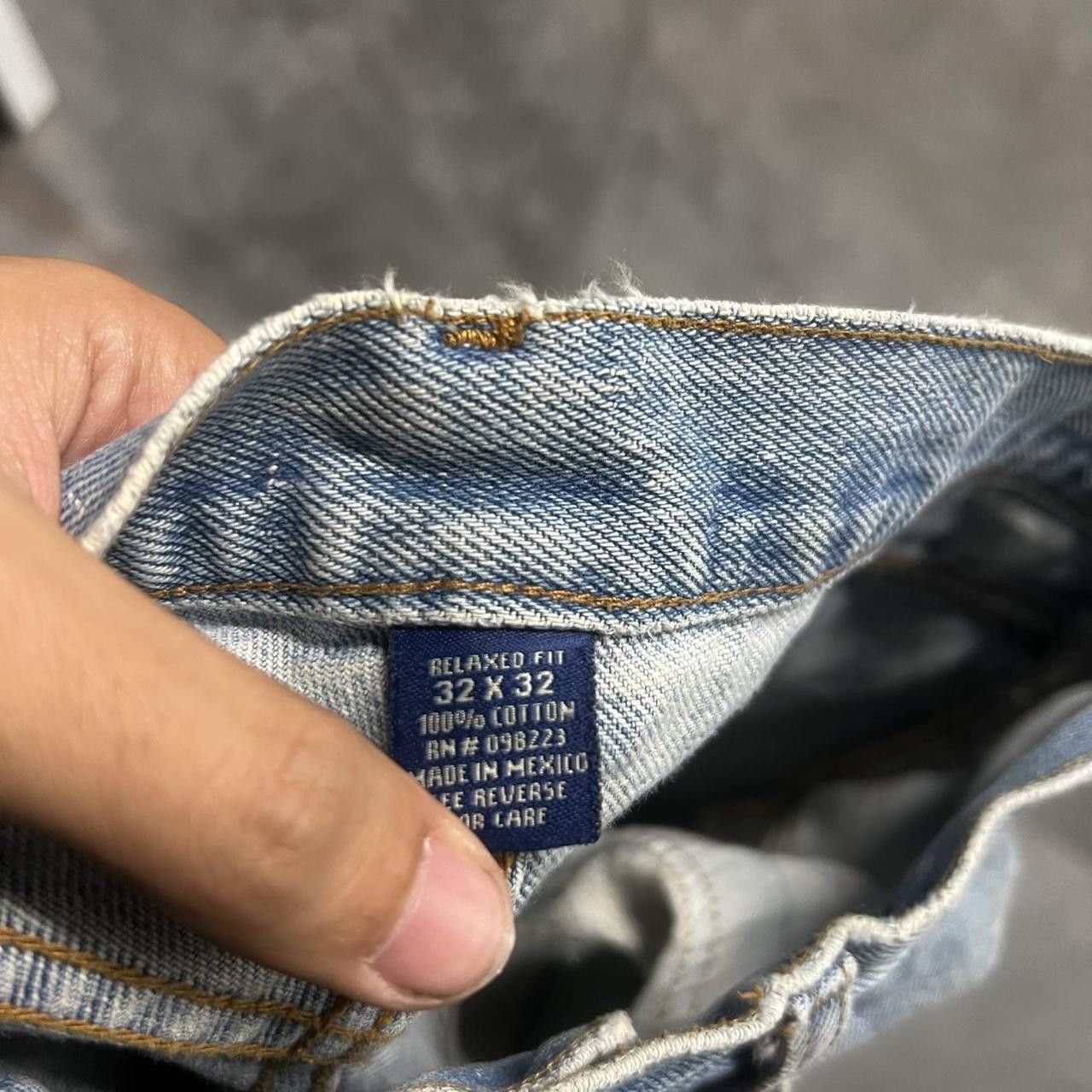 Vintage Crazy Vintage Y2K/2000s Skater Style Streetwear Light Wash Denim Jeans! Size US 32 / EU 48 - 8 Thumbnail