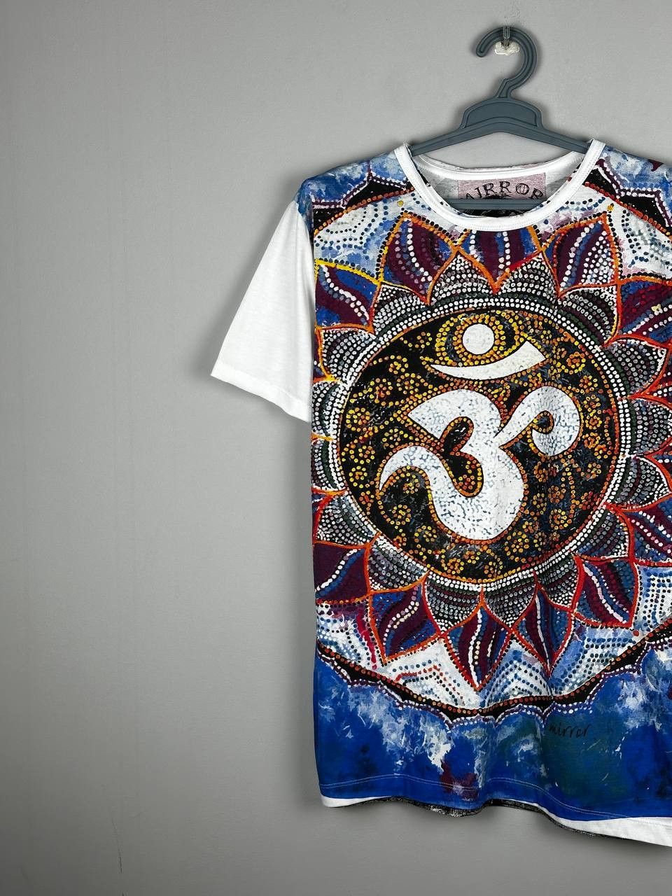 Vintage Mirror Brand Vintage Arabic Print AOP Streetwear T Shirt Size US L / EU 52-54 / 3 - 2 Thumbnail