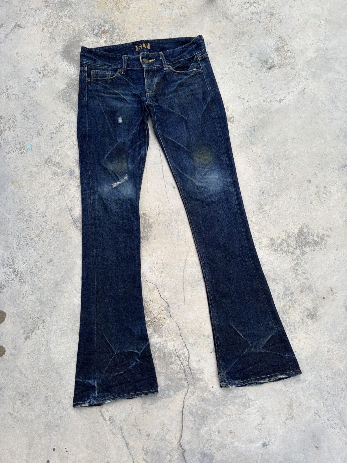 SLY Flare Jeans SLY Japanese Bootcut Claw Mark Flared Jeans Size 30" / US 8 / IT 44 - 2 Thumbnail