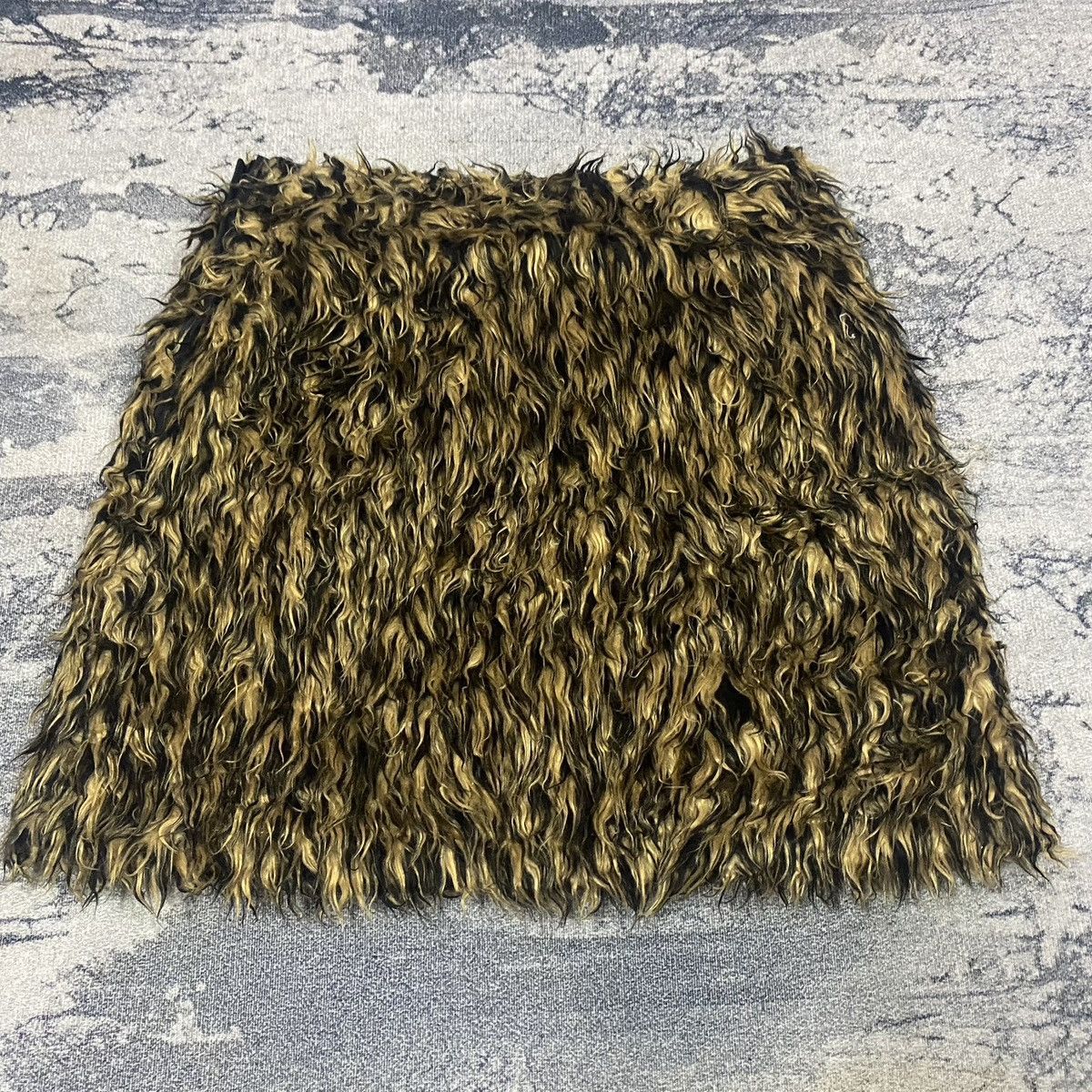 Japanese Brand × Vintage Vintage Xgirl Japan Fluffy Sexy Mini Skirt Size 26" / US 2 / IT 38 - 2 Thumbnail