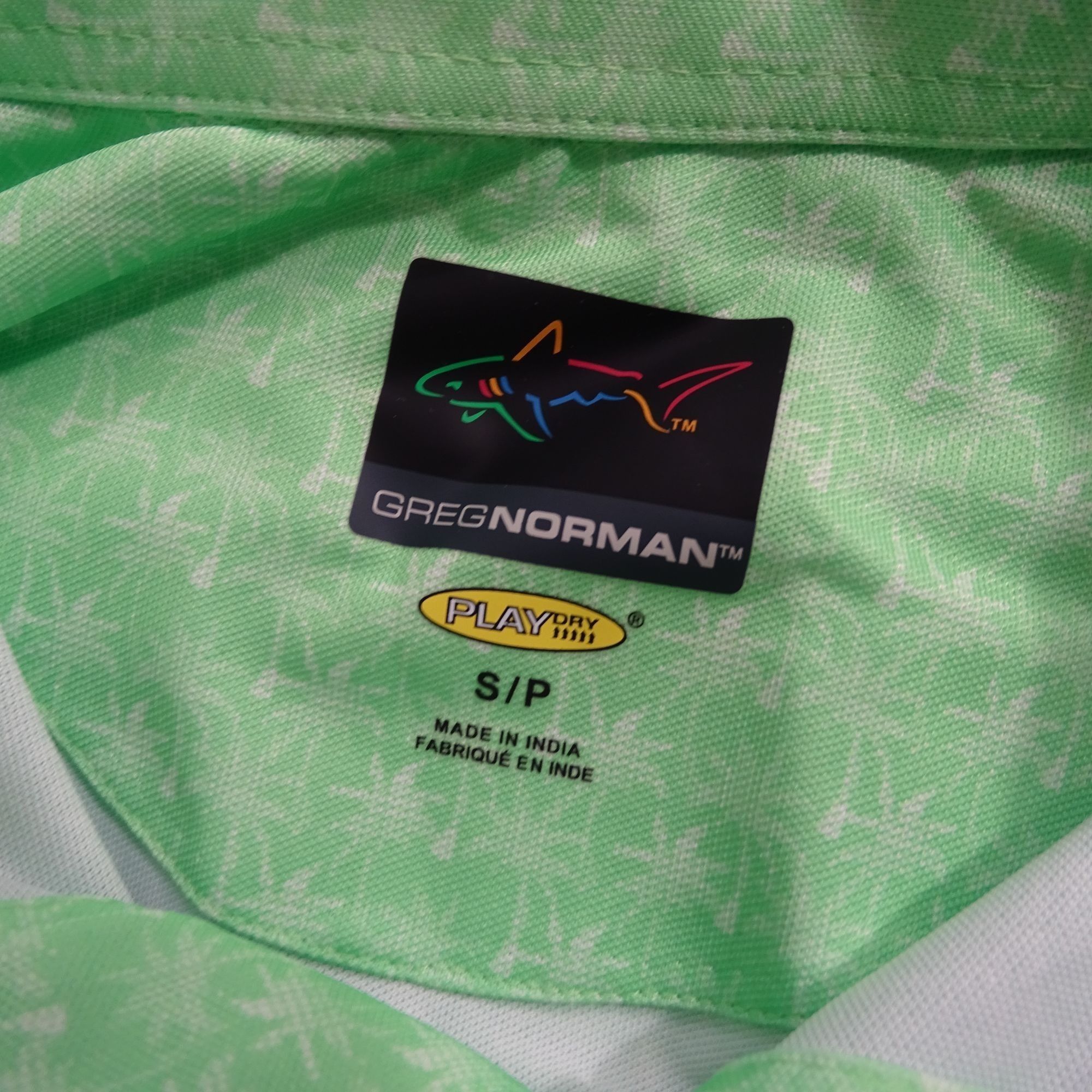 Greg Norman Greg Norman Green Palm Tree Print Golf Polo Shirt Men Size S Size US S / EU 44-46 / 1 - 6 Thumbnail