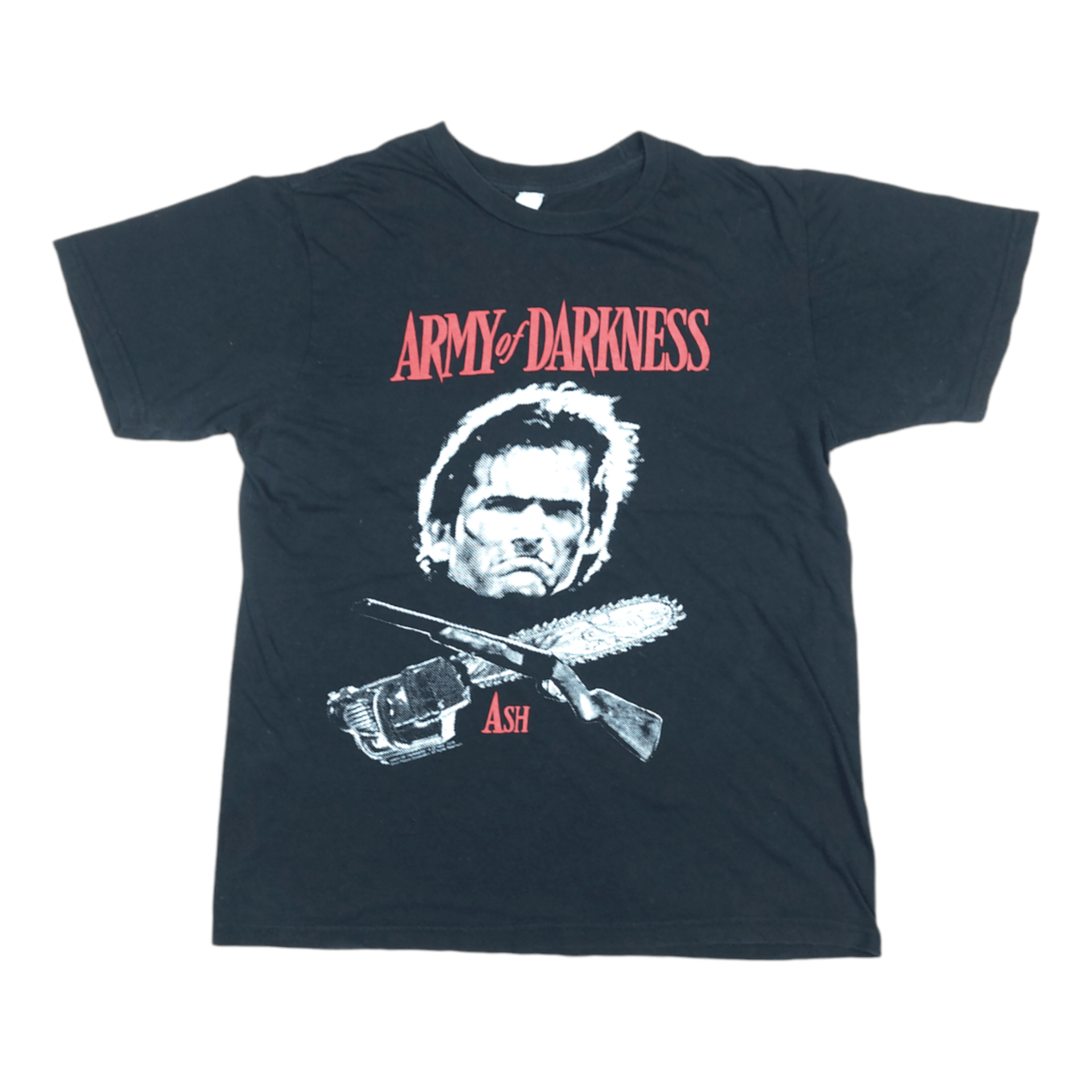 Vintage 2008 Army of Darkness Ash Shotgun & Saw Crossbones TEE Size US M / EU 48-50 / 2 - 1 Thumbnail