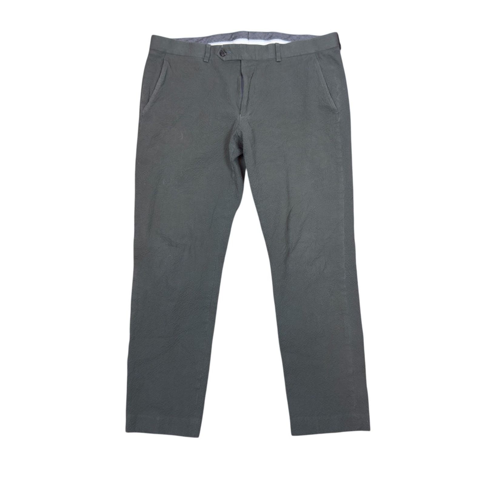 Todd Snyder Todd Snyder Sutton Italian Seersucker Trousers-Slim Fit- 34 Size US 34 / EU 50 - 1 Thumbnail