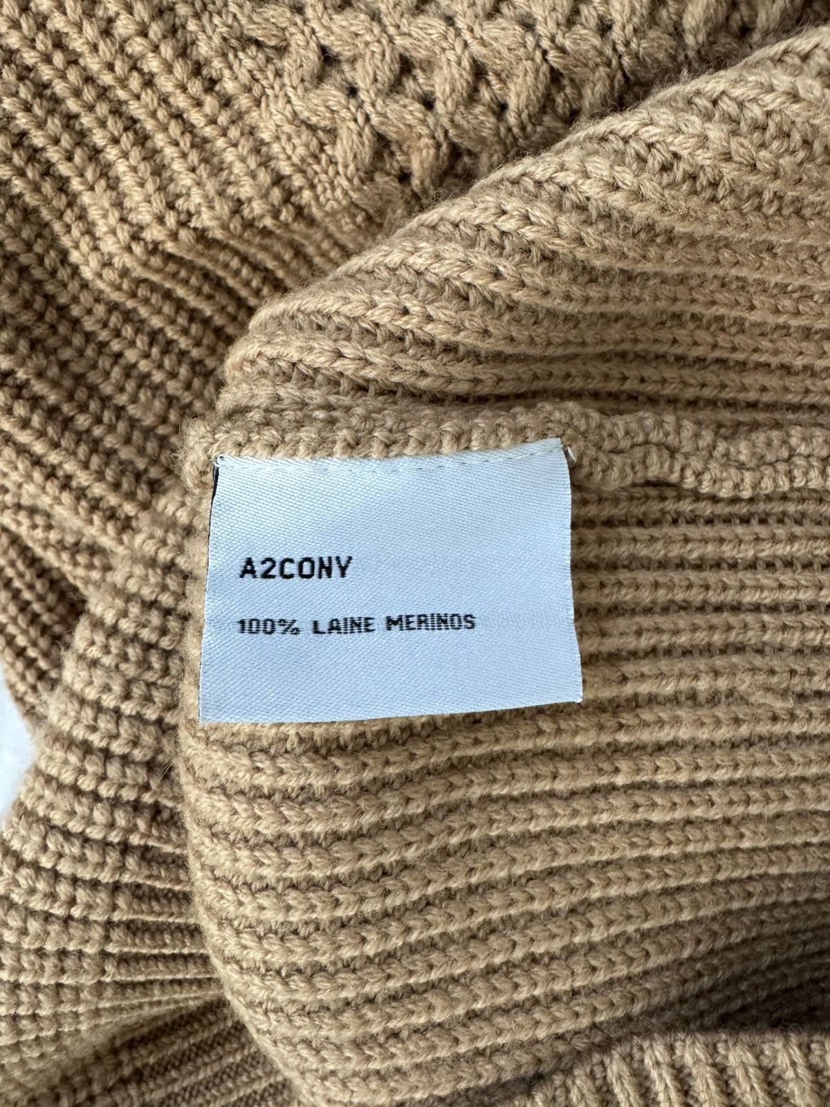 De Fursac Le Fursac Merino Wool Knit Sweater Beige Size US S / EU 44-46 / 1 - 5 Thumbnail