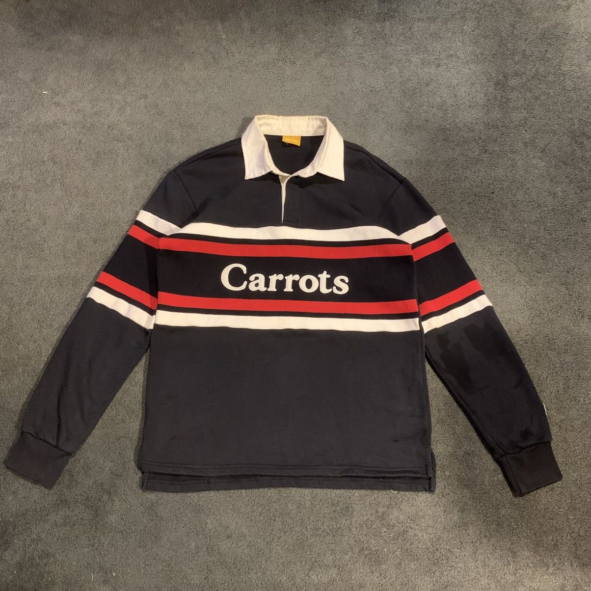 CARROTS BY ANWAR CARROTS WORDMARK STRIPED RUGBY SHIRT