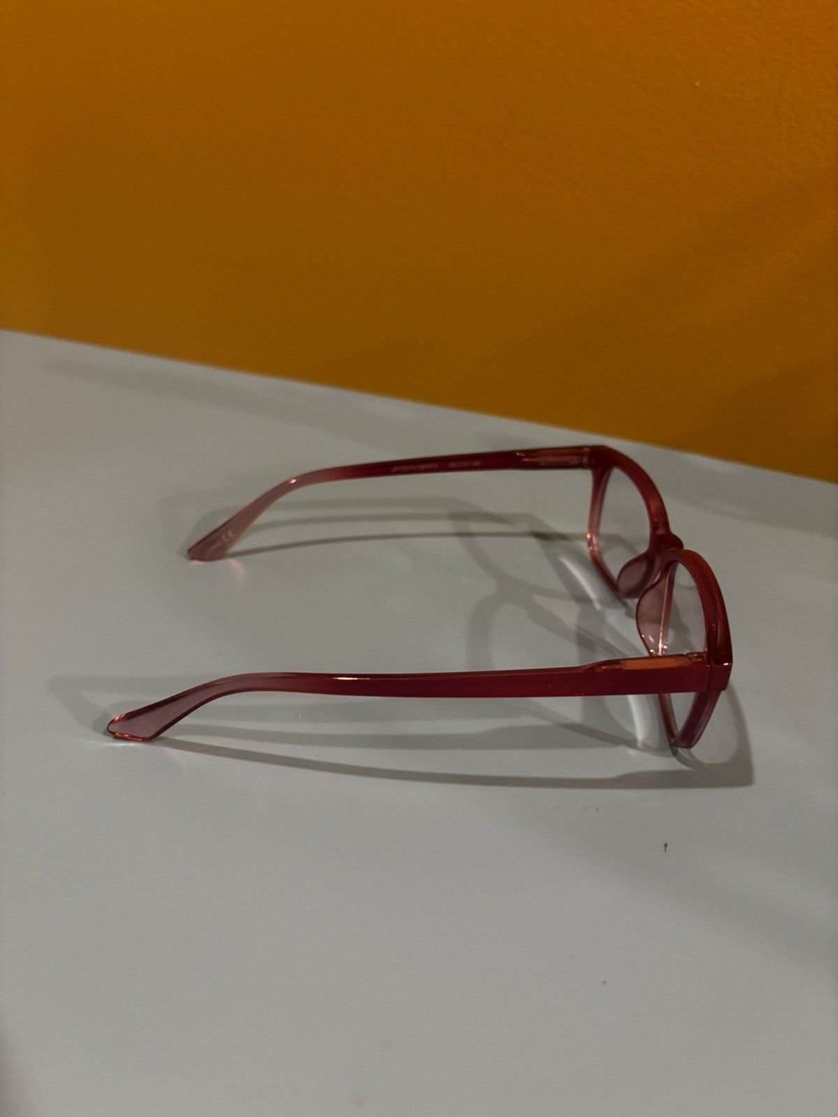 Other Dark pink non prescription glasses0139 Size ONE SIZE - 5 Thumbnail