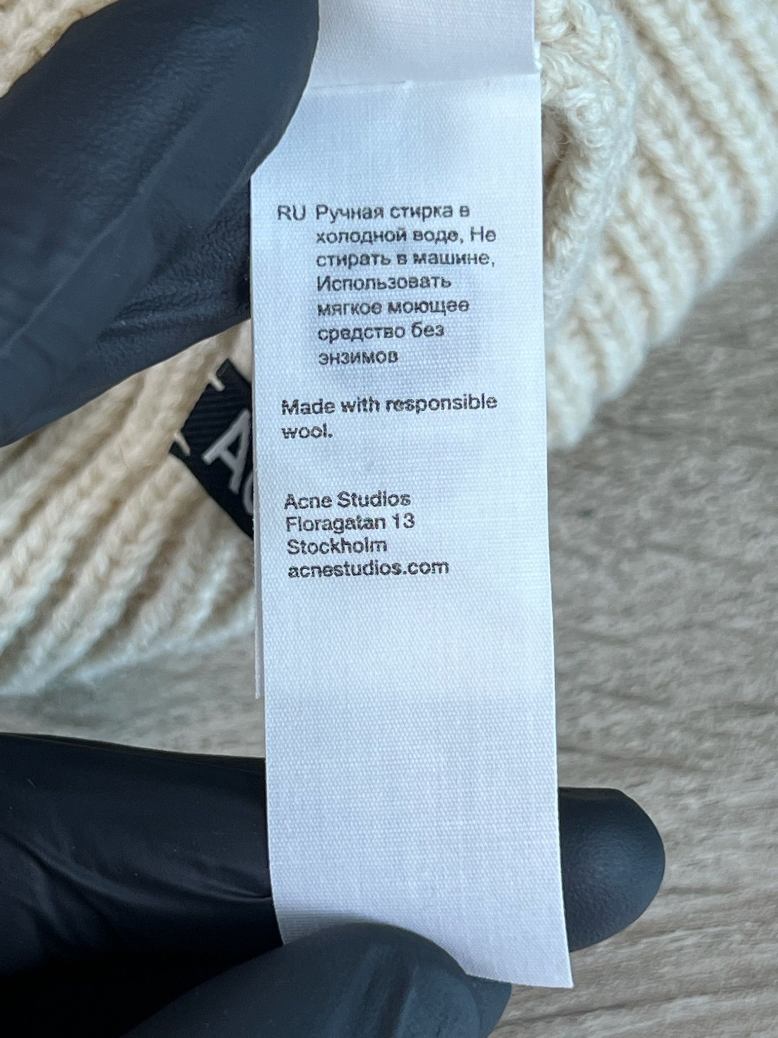 Acne Studios × Designer Acne Studios Beanie Size ONE SIZE - 5 Thumbnail