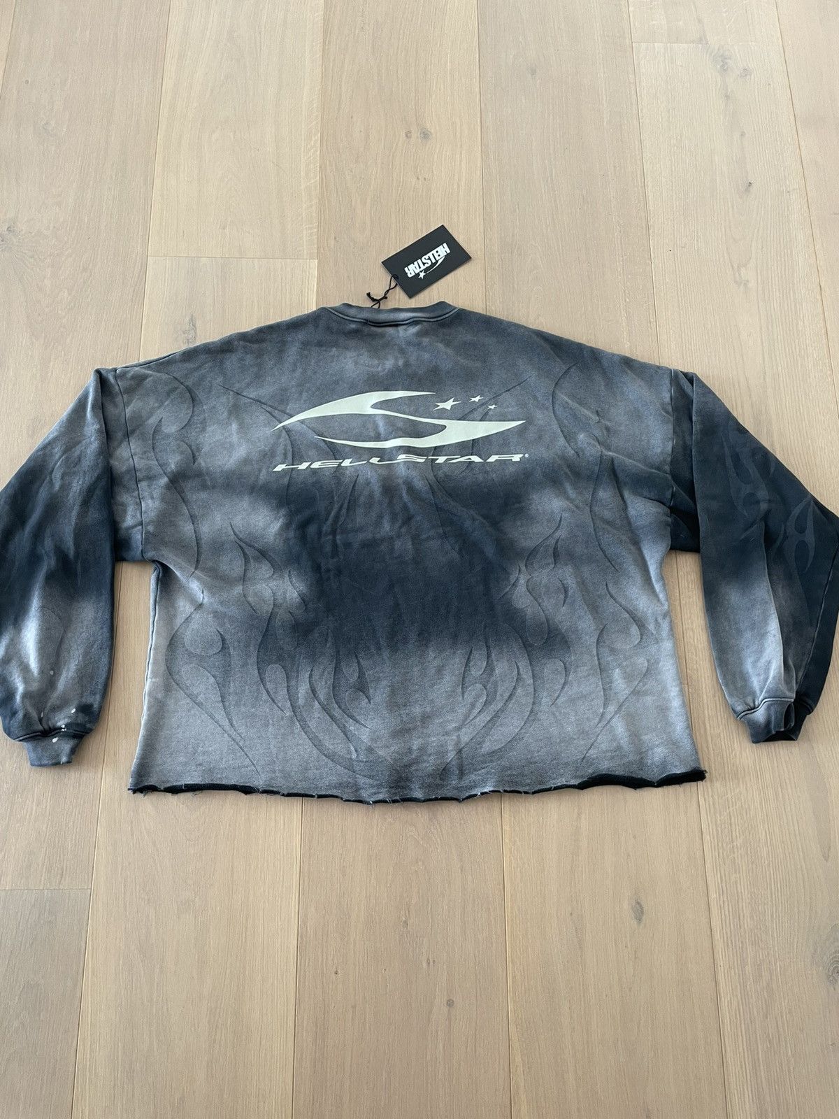 HELLSTAR HELLSTAR Burned Tribal Oversize Crewneck Size US XL / EU 56 / 4 - 5 Thumbnail