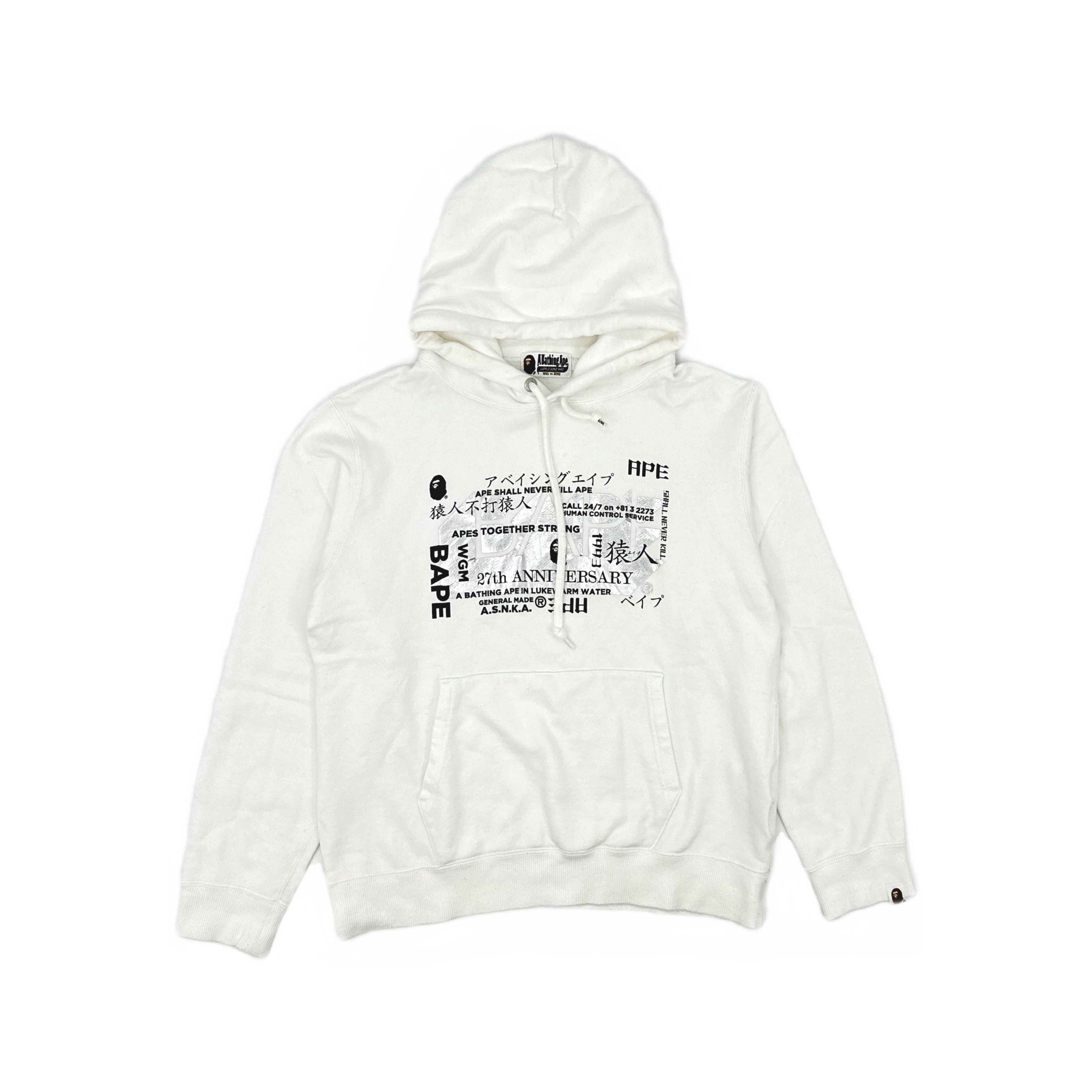 Bape A Bathing Ape 27th Anniversary Foil Hoodie Size M Size US M / EU 48-50 / 2 - 1 Thumbnail