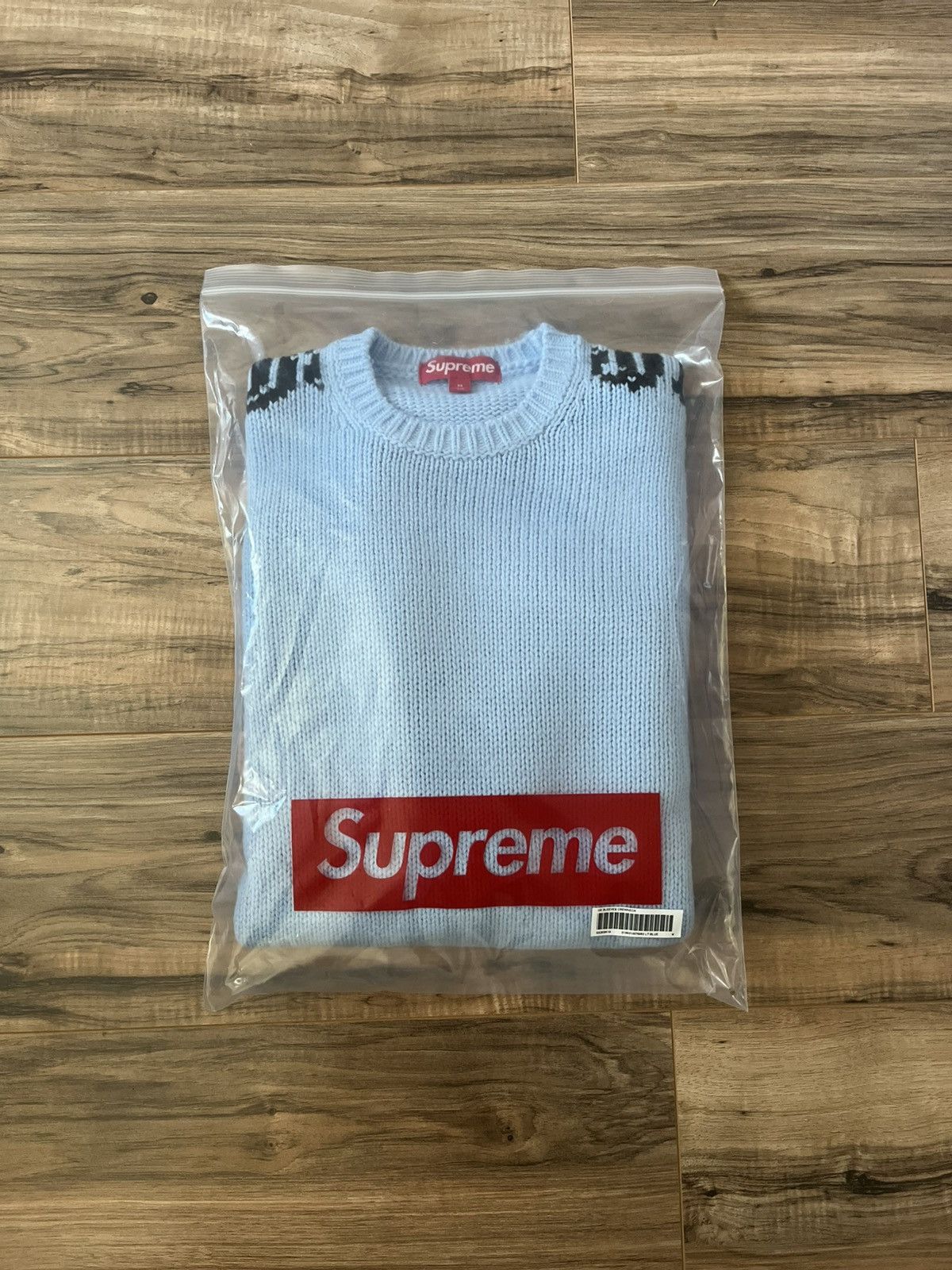Supreme Supreme Old English Sleeves Sweater Size US M / EU 48-50 / 2 - 1 Thumbnail