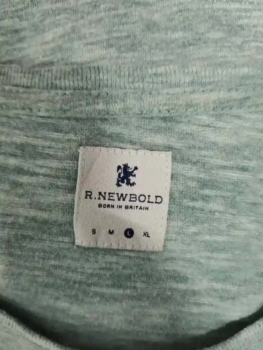 R.Newbold Vintage R.Newbold Born in Britain T-shirt Size US L / EU 52-54 / 3 - 3 Thumbnail