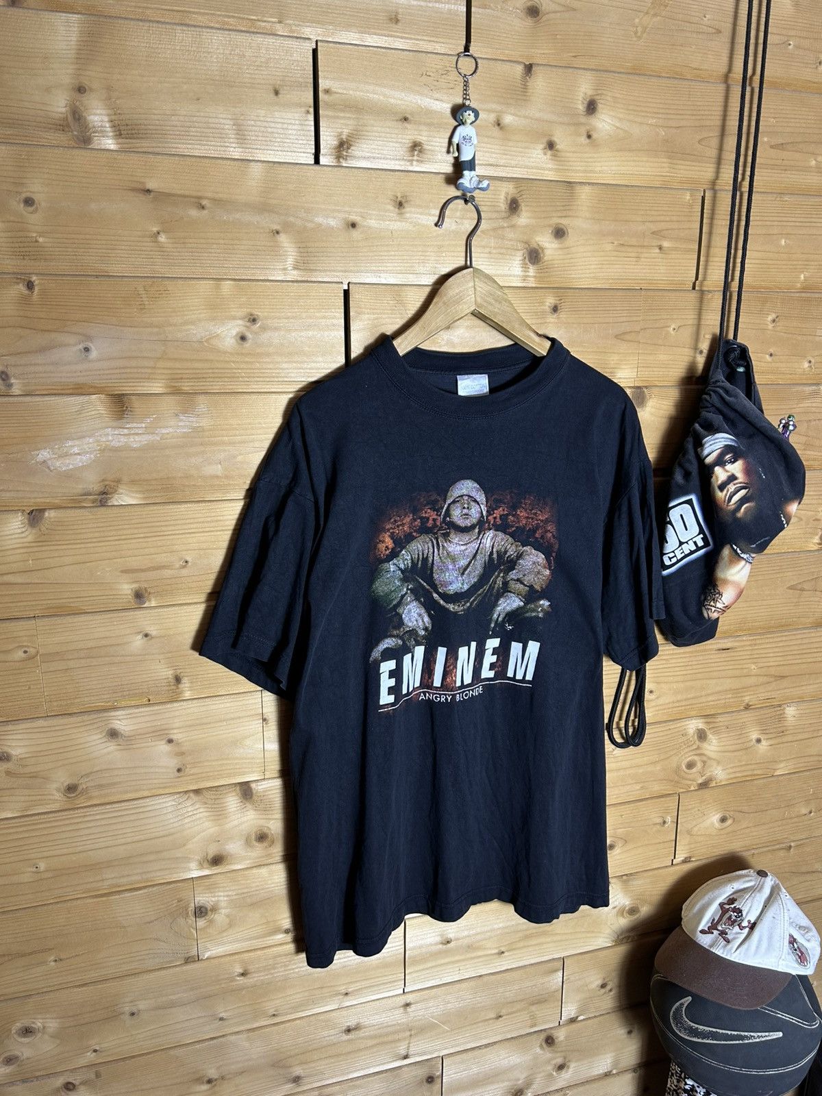 Eminem Rare Vintage 2000 Eminem Angry Blonde Tee Size US XL / EU 56 / 4 - 1 Thumbnail