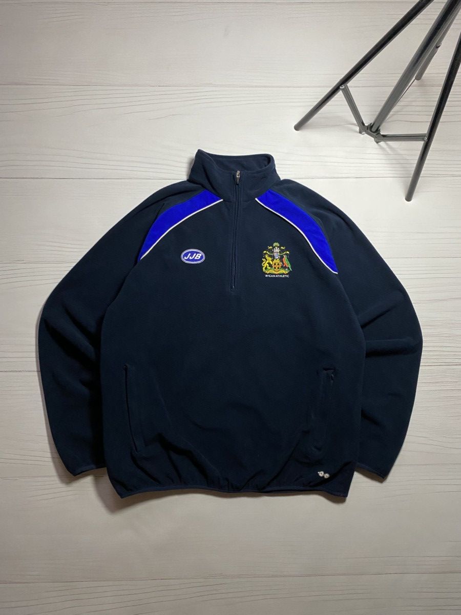 Vintage Vintage JJB Wigan Athletic 2005/06 1/4 fleece jacket soccer Size US L / EU 52-54 / 3 - 1 Thumbnail