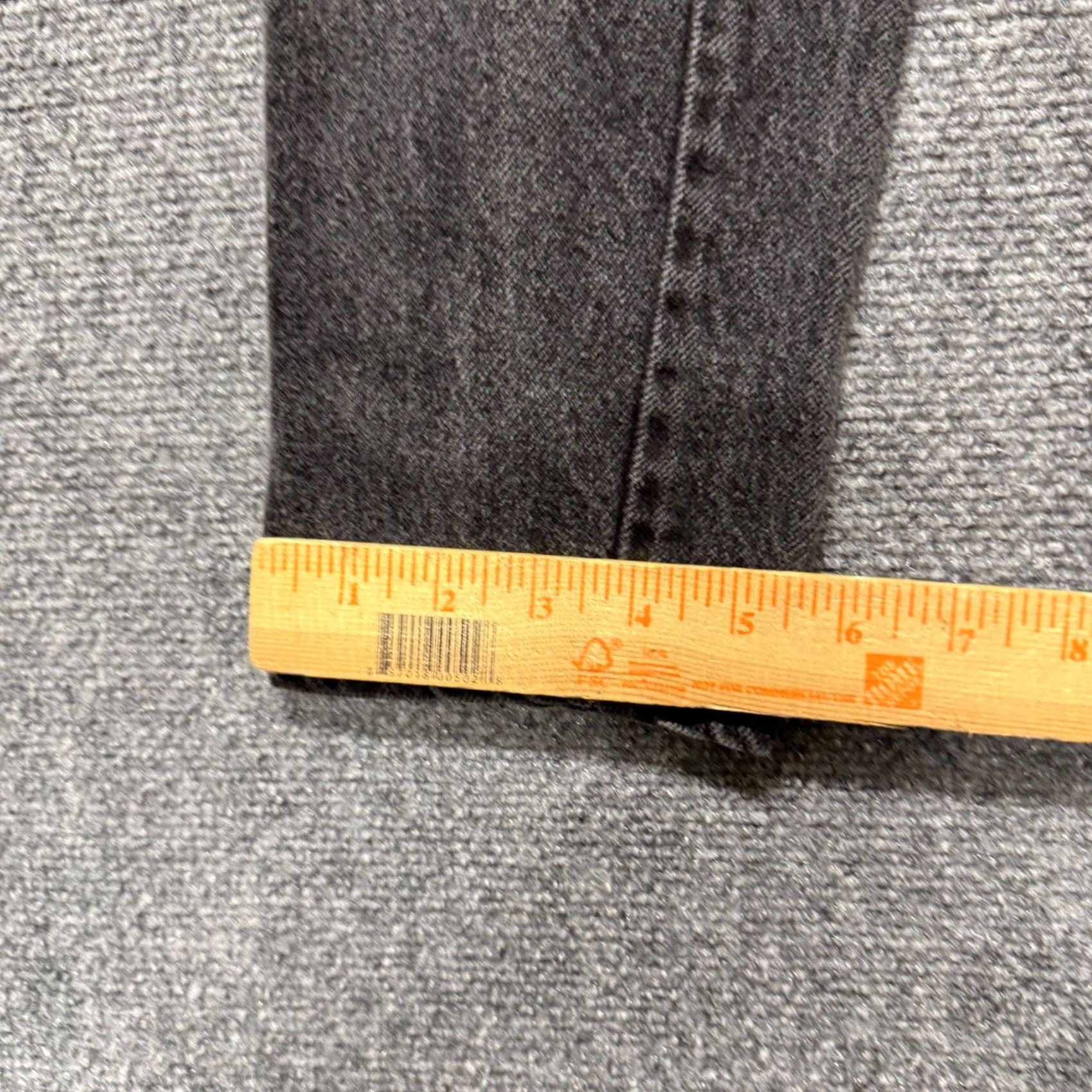 Vintage VINTAGE BonJour Pants Women's Size 8 Bootcut Black 100% Cotton Made In USA Paper Tag Womens Size 30" / US 8 / IT 44 - 6 Thumbnail