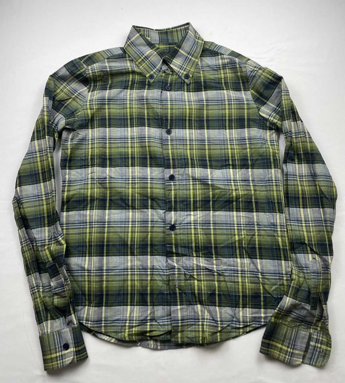 A.P.C. A.P.C Madras Check Long Sleeved Shirt Size M / US 6-8 / IT 42-44 - 1 Thumbnail