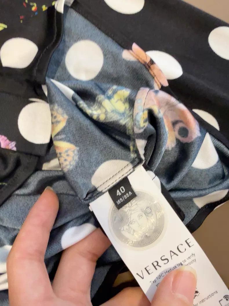 Versace Versace Polka dot butterfly shirt Size S / US 4 / IT 40 - 6 Thumbnail