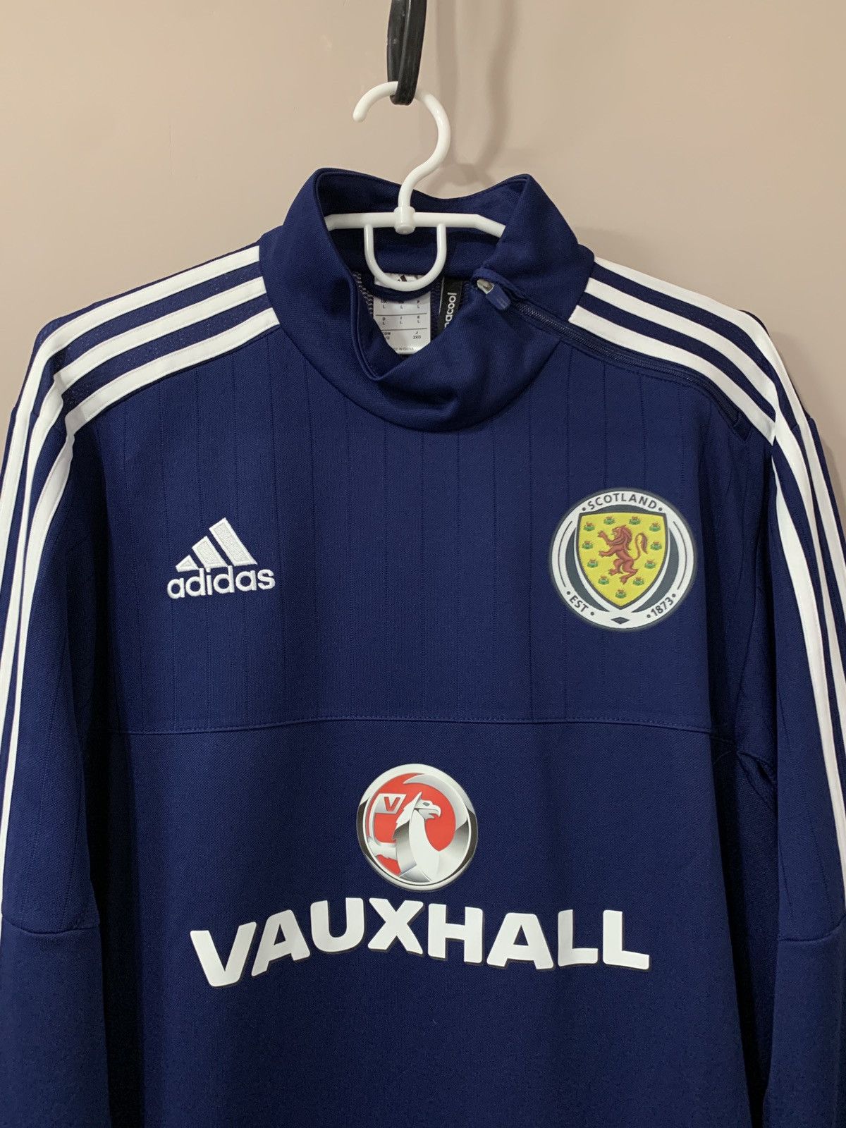 Adidas Scotland 1/3 Zip Football Sweatshirt Adidas Soccer Size L Size US L / EU 52-54 / 3 - 5 Thumbnail