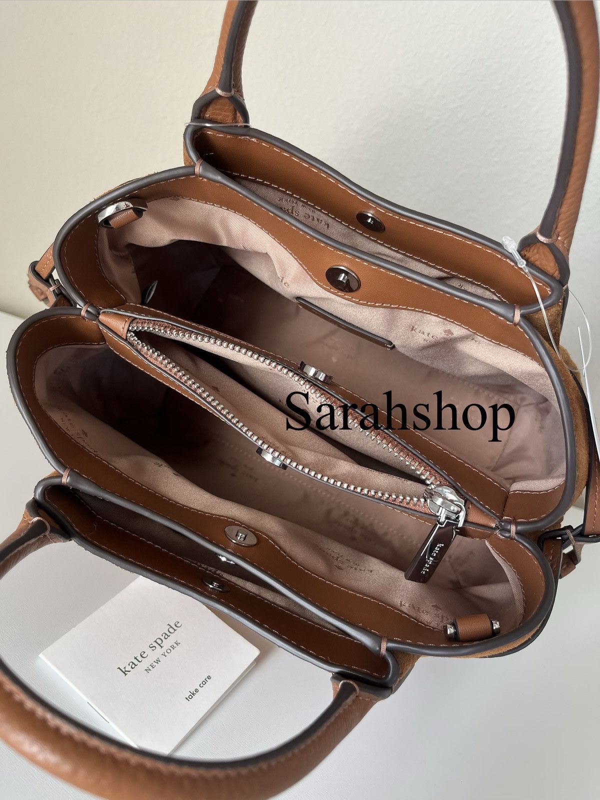 Kate Spade Kate Spade Dumpling Suede Satchel Size ONE SIZE - 8 Thumbnail