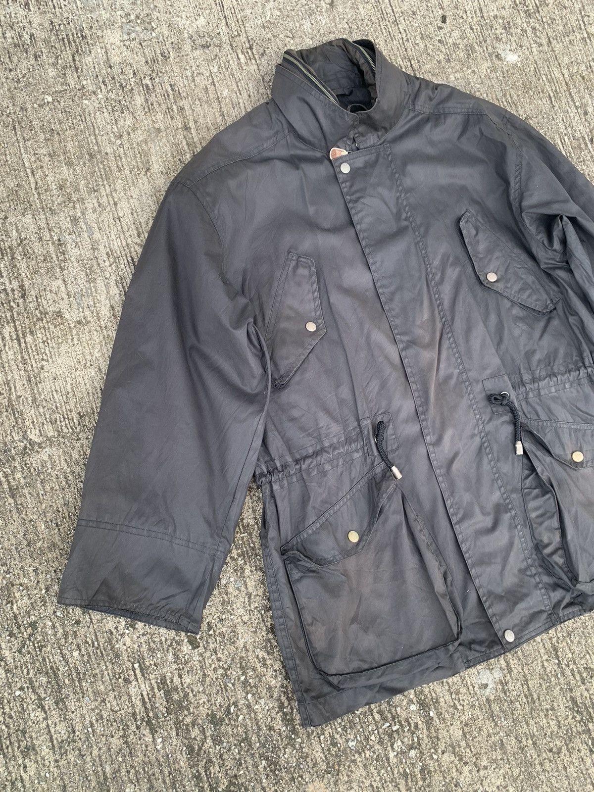 Joseph Abboud Rare 🔥 vintage 90s sun faded joseph abboud waxed jacket Size US M / EU 48-50 / 2 - 3 Thumbnail