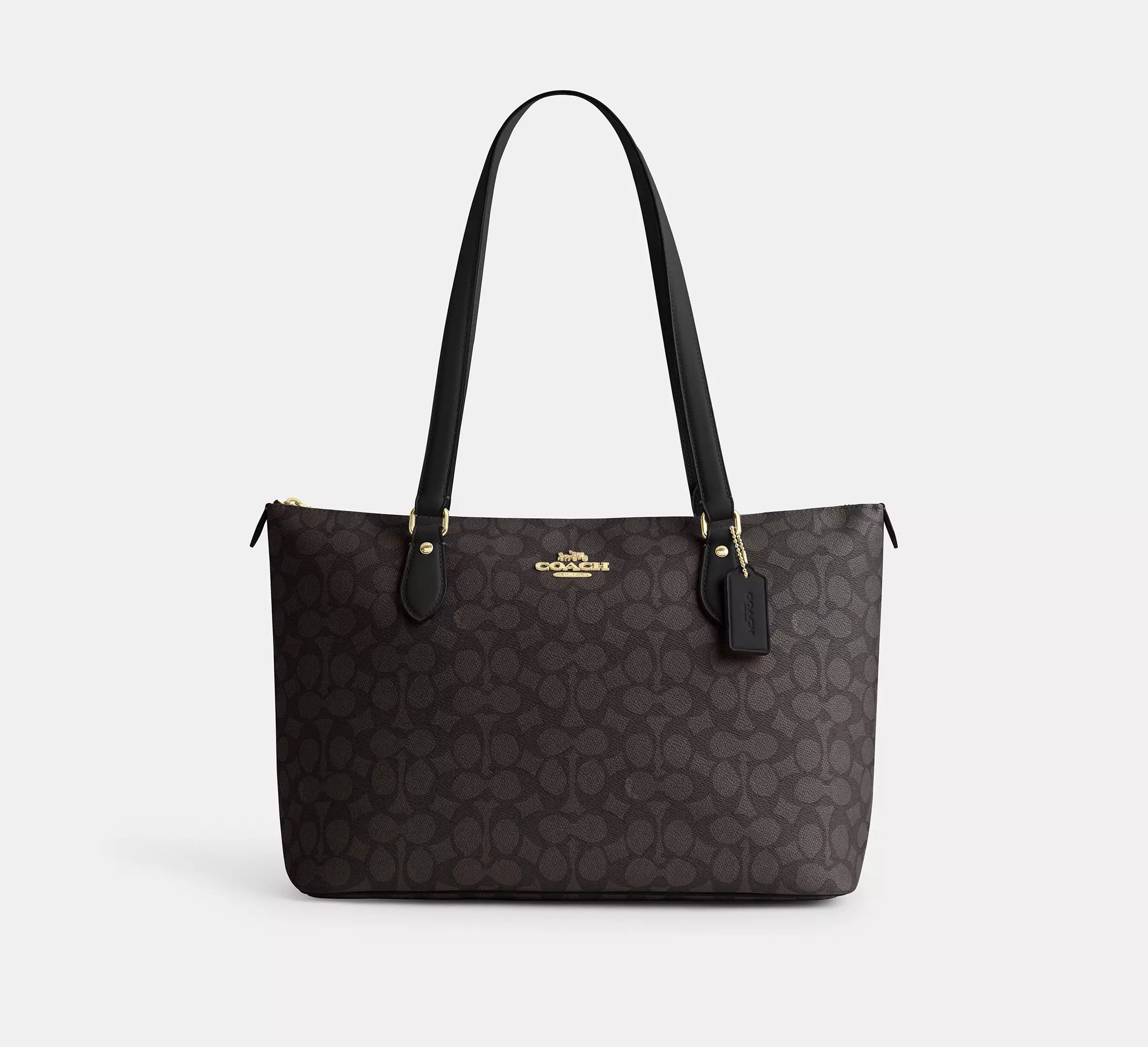 Coach Gallery Tote Bag In Signature Canvas CW381 Size ONE SIZE - 6 Thumbnail