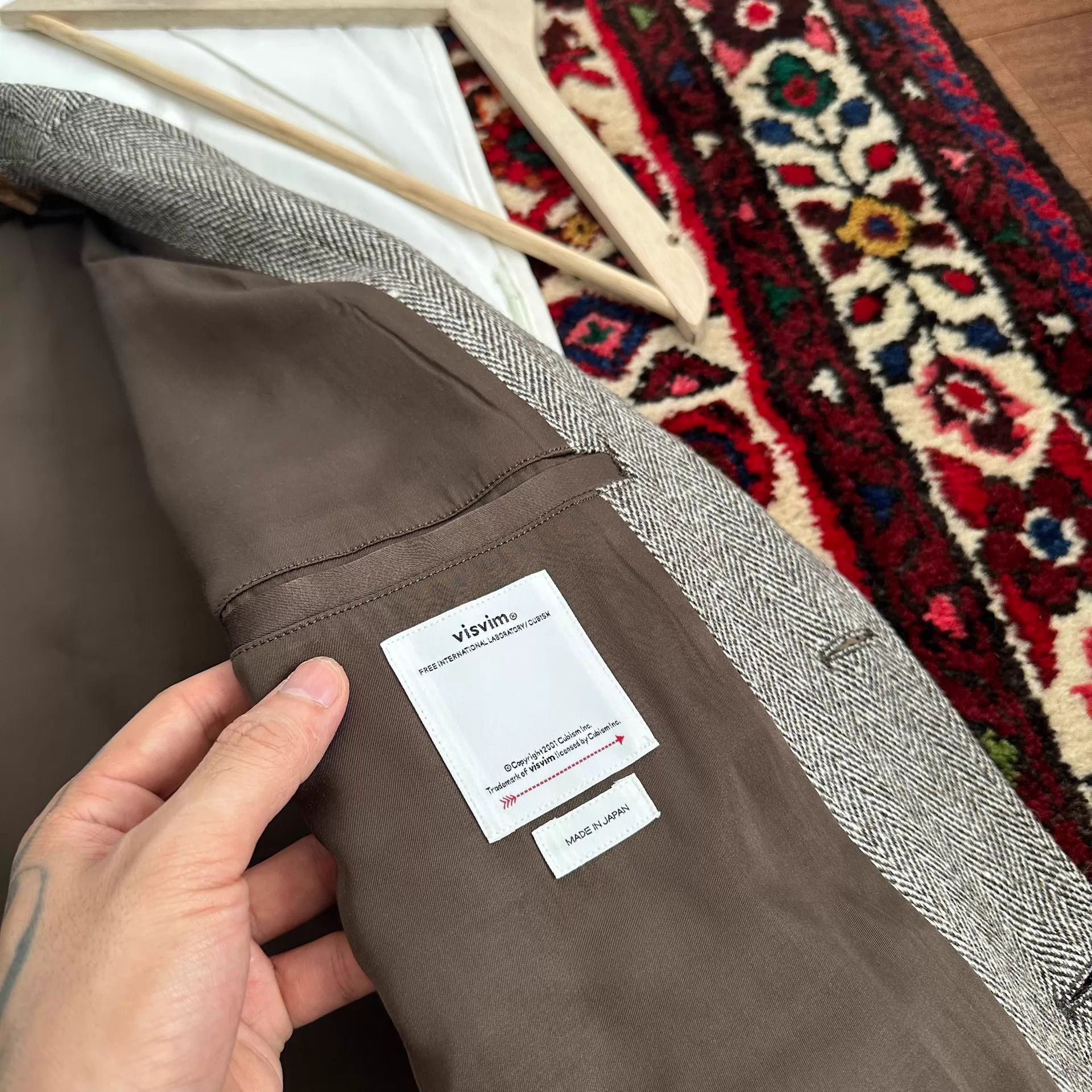 Visvim VISVIM 24AW BOWEN BLAZER Size 2 DONEGAL TWEED Silk-Wool Size US M / EU 48-50 / 2 - 8 Thumbnail