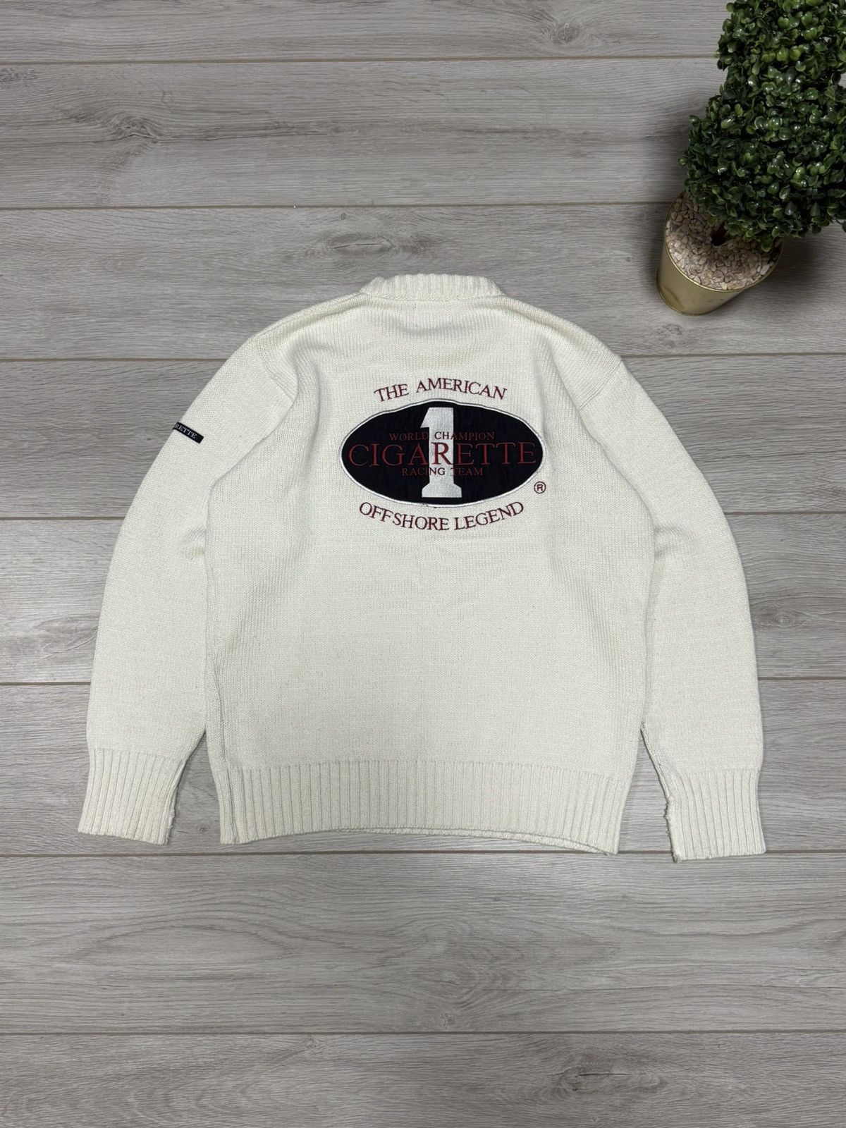 Vintage Offshore cigarette world champion team 1 The American Size US S / EU 44-46 / 1 - 1 Thumbnail
