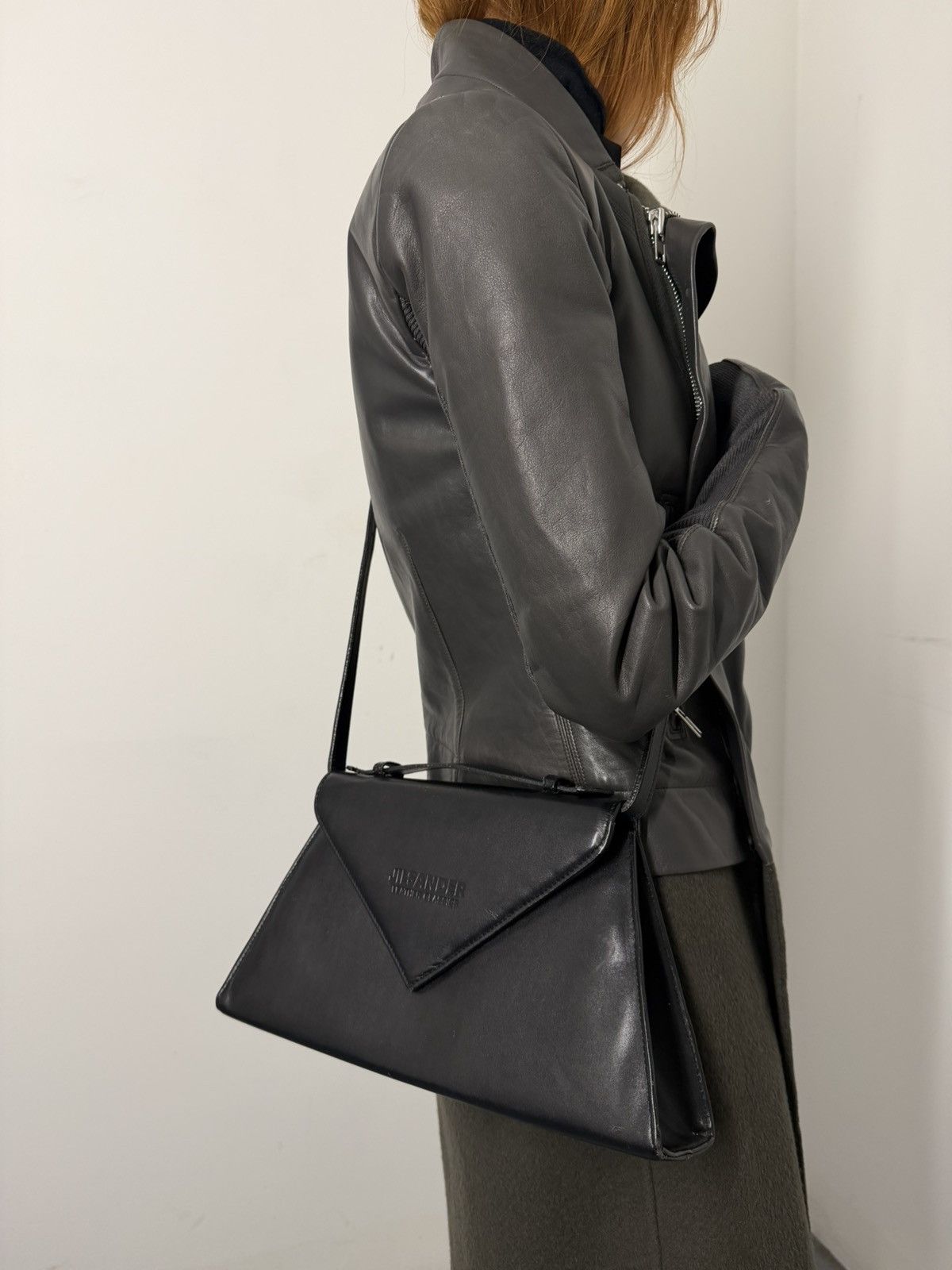 Jil Sander Vintage Jil Sander Leather Classics Rhombus Bag Size ONE SIZE - 2 Thumbnail