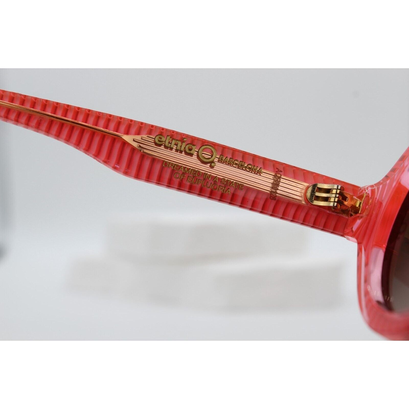 Etnia Barcelona Etnia AQFBI0128 Round Eyeglasses - Electric Rose Pinstripe Size ONE SIZE - 5 Thumbnail