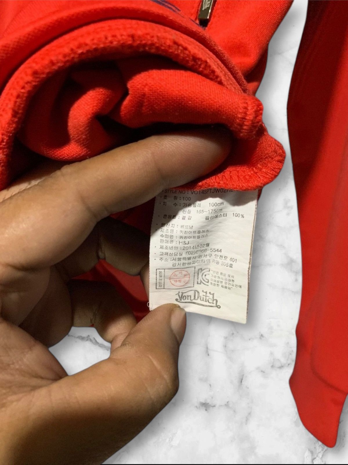 Le Grande Bleu (L.G.B.) × Von Dutch Von Dutch double zipper tracktop Size US S / EU 44-46 / 1 - 14 Thumbnail
