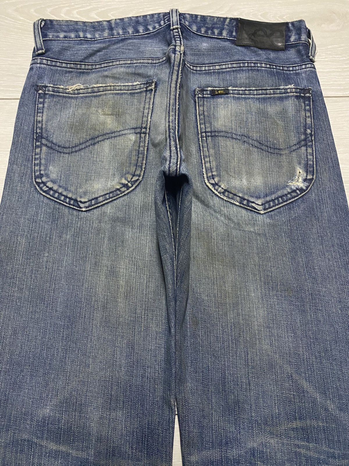 Lee × Number (N)ine Lee Riders Sanforized Dirty Wash Distressed Loose Jeans Size US 30 / EU 46 - 4 Thumbnail