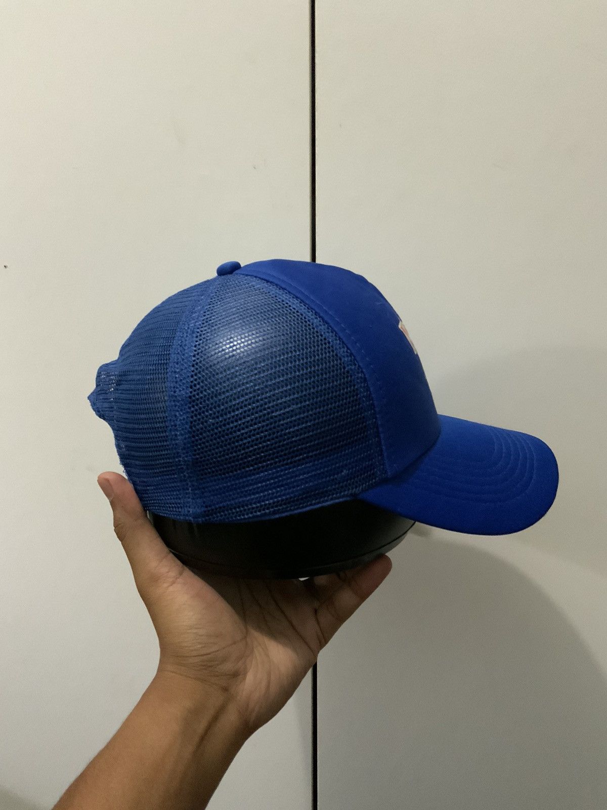 Japanese Brand Nishihara Higashi J.H.S Blue Trucker Hat Cap Size ONE SIZE - 4 Thumbnail