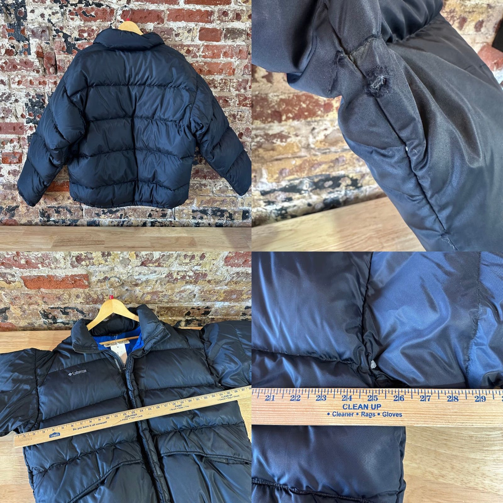 Vintage Columbia Men’s Duck Down Puffer Jacket Black Full Zip Jacket Men Black Down Puffer Zip Size US L / EU 52-54 / 3 - 8 Thumbnail