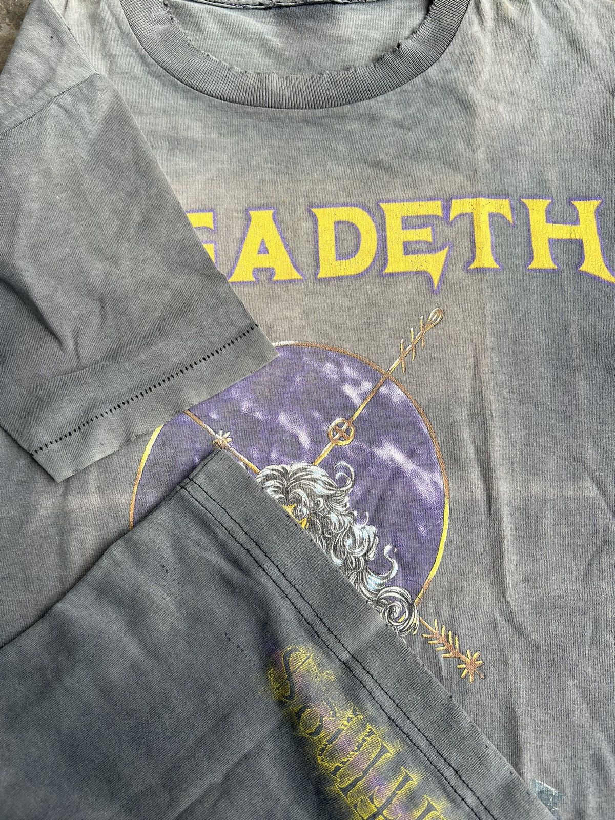 Band Tees Distressed Vintage Megadeth Cryptic Writings Band Tees Size US S / EU 44-46 / 1 - 6 Thumbnail