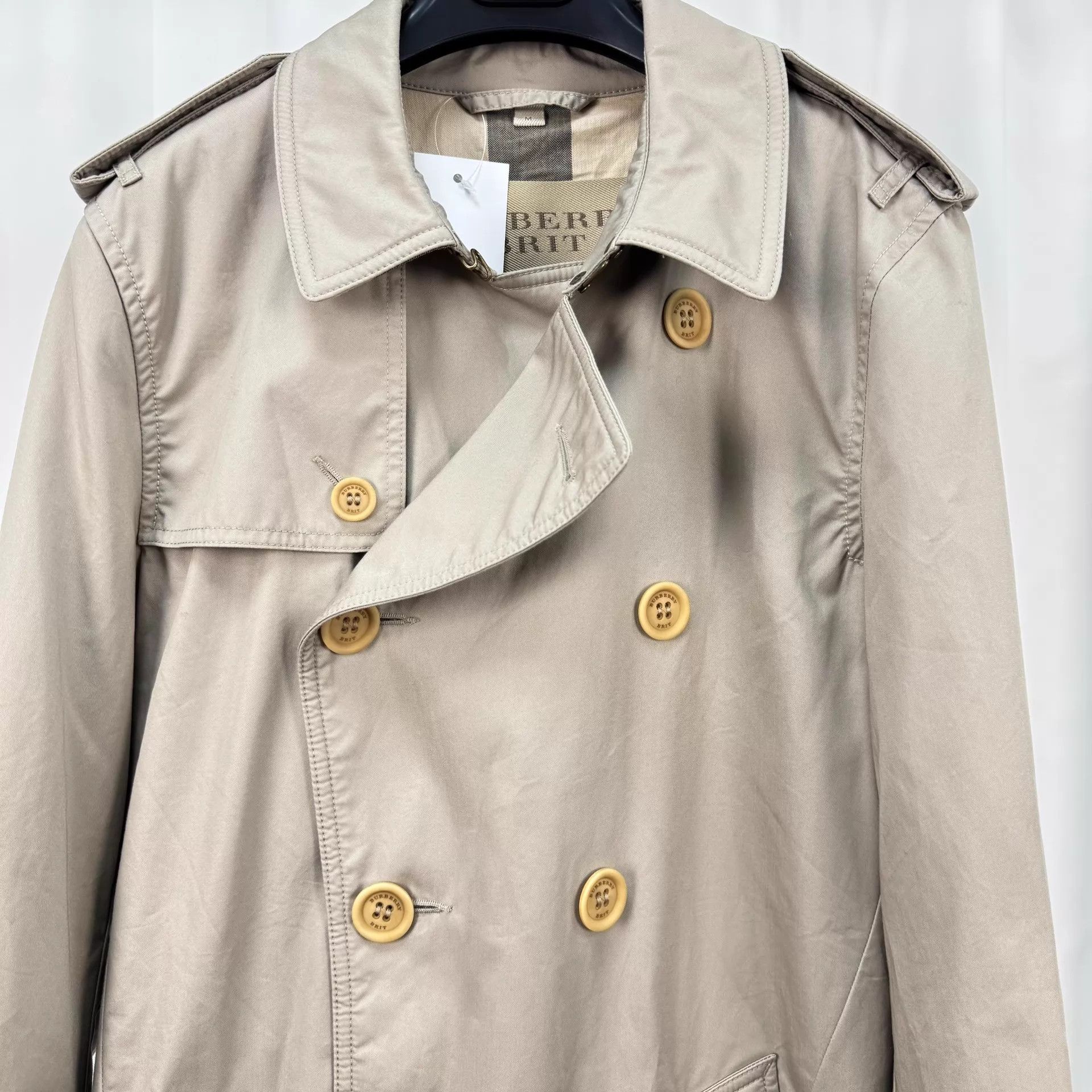 Burberry Burberry Double-Breasted Trench M 98N Beltless Size US M / EU 48-50 / 2 - 3 Thumbnail