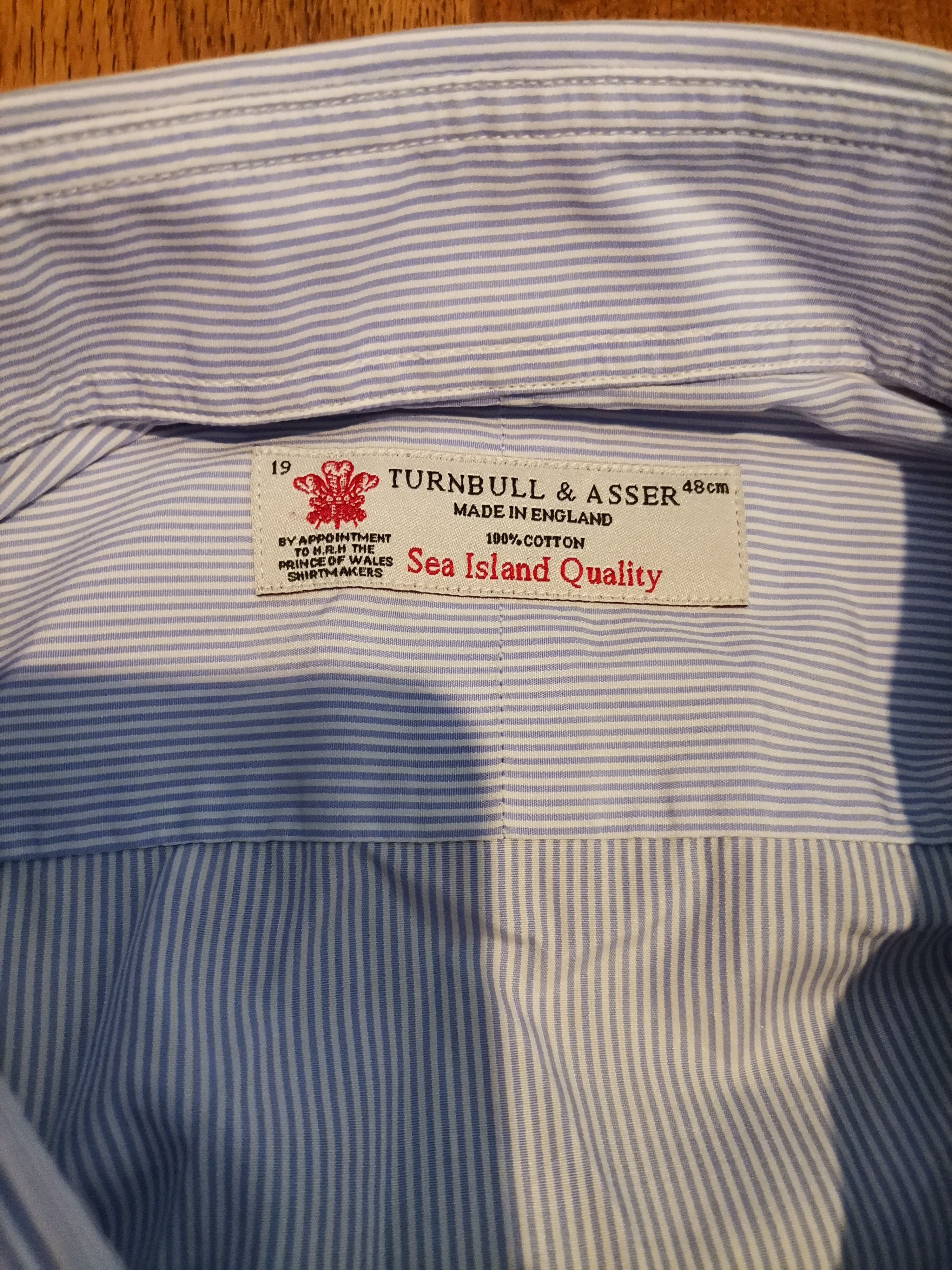 Turnbull & Asser Turnbull & Asser Striped Shirt Size US XXL / EU 58 / 5 - 2 Thumbnail