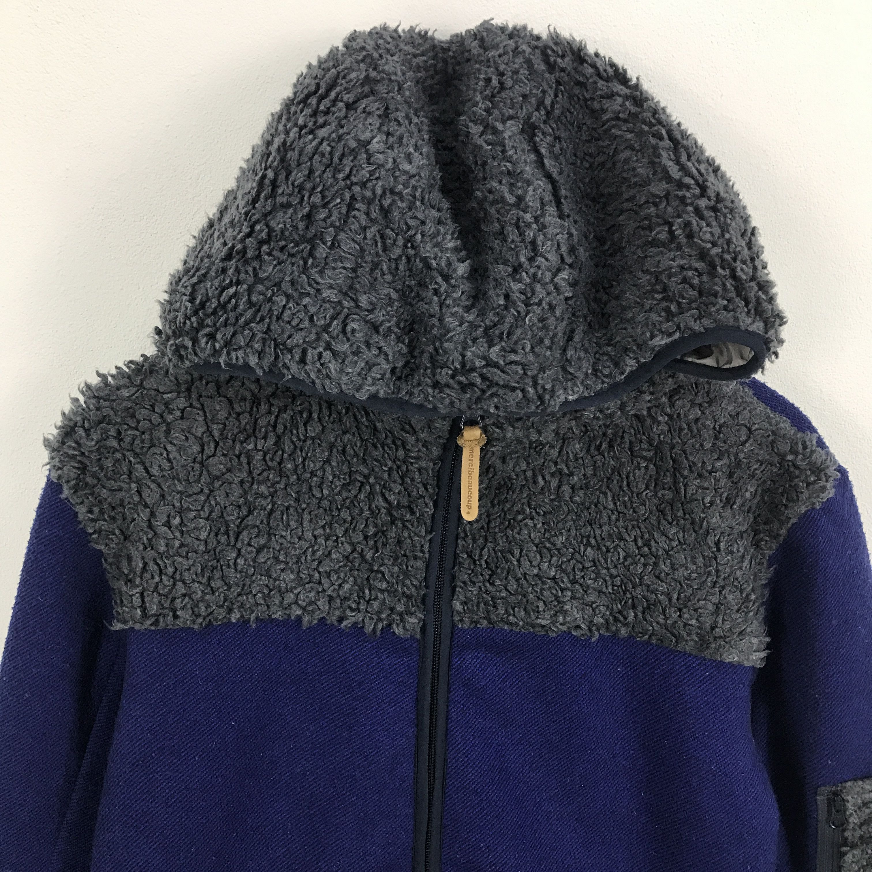 Issey Miyake × mercibeaucoup Rare mercibeaucoup Sherpa zipper hoodie jackets Size US L / EU 52-54 / 3 - 2 Thumbnail