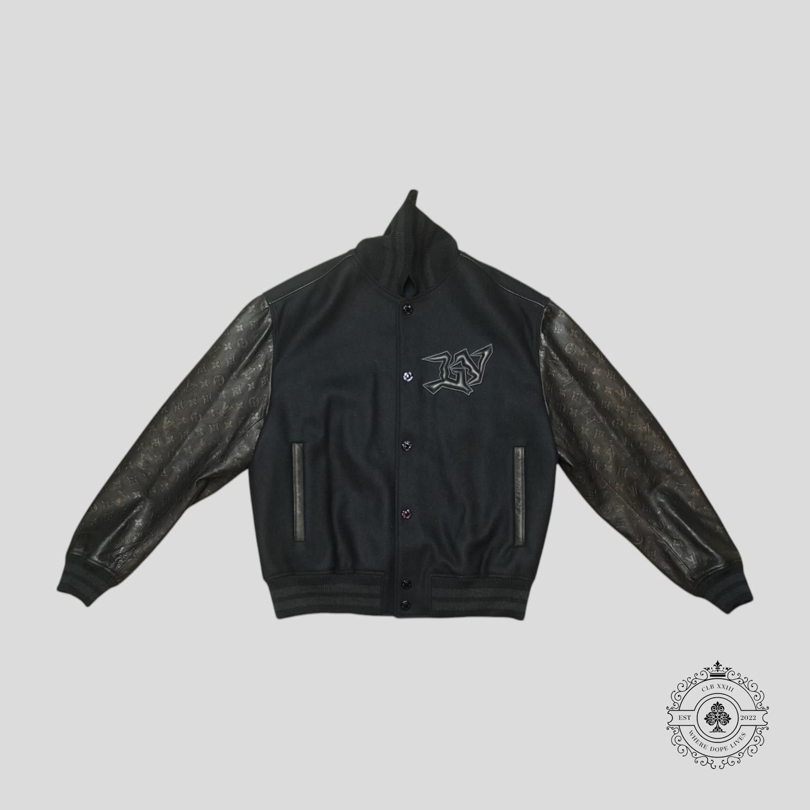 Louis Vuitton Melpomene Varsity Jacket in Black