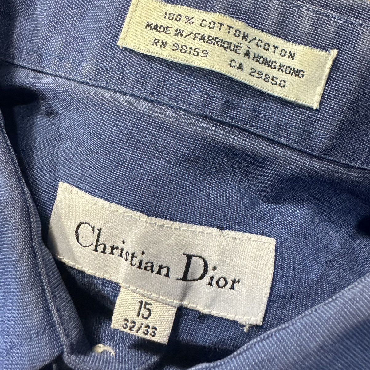Christian Dior Monsieur × Dior × Vintage Vintage 90s Dior Button Up Shirt Polo M Size US M / EU 48-50 / 2 - 4 Thumbnail