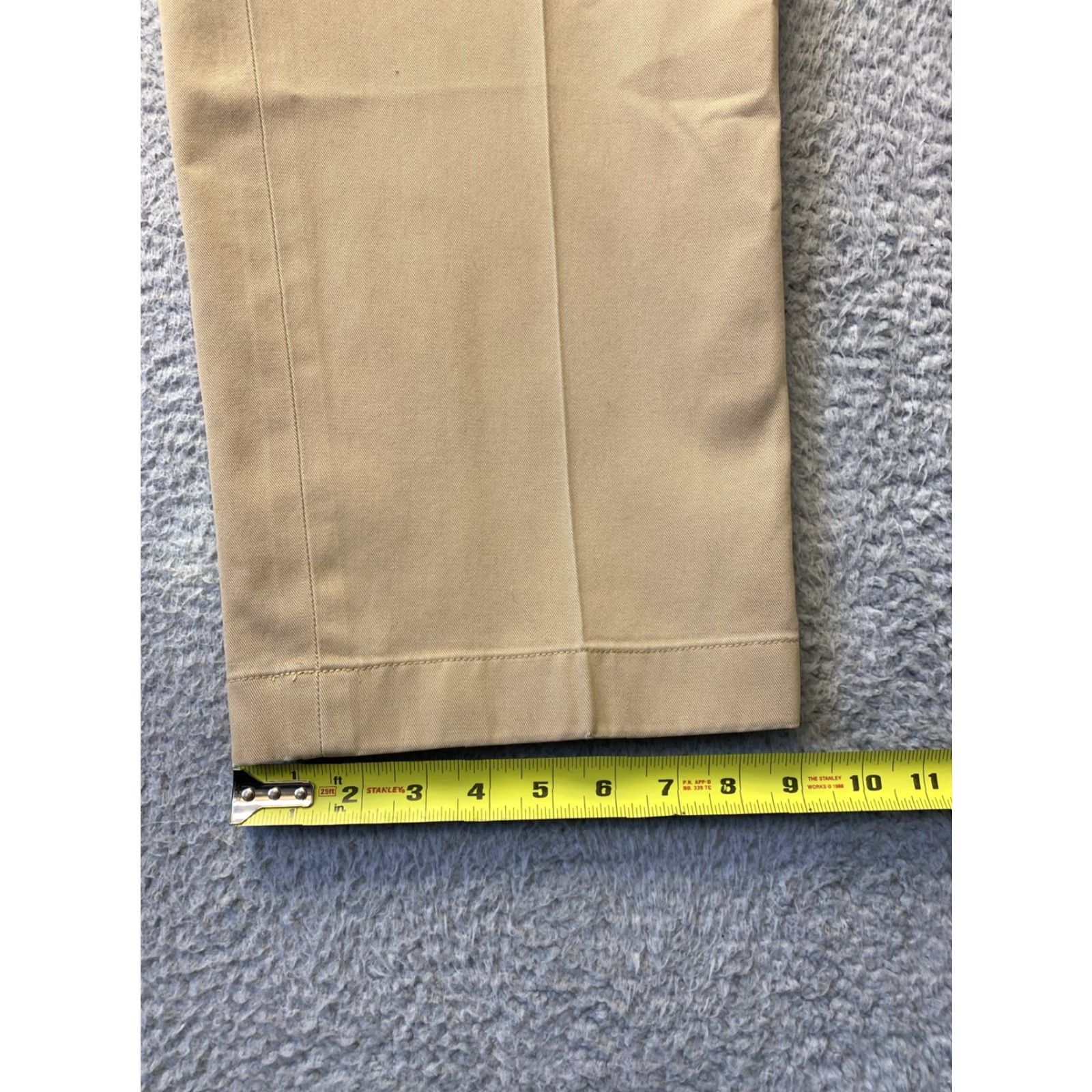Brooks Brothers Brooks Brothers Chino Pants Mens 42x32 Solid Tan Flat Front Pleated City Wedding Preppy Classic Classic Mens Pants Tan 42 32 Inseam Pockets Straight Size US 42 / EU 58 - 5 Thumbnail