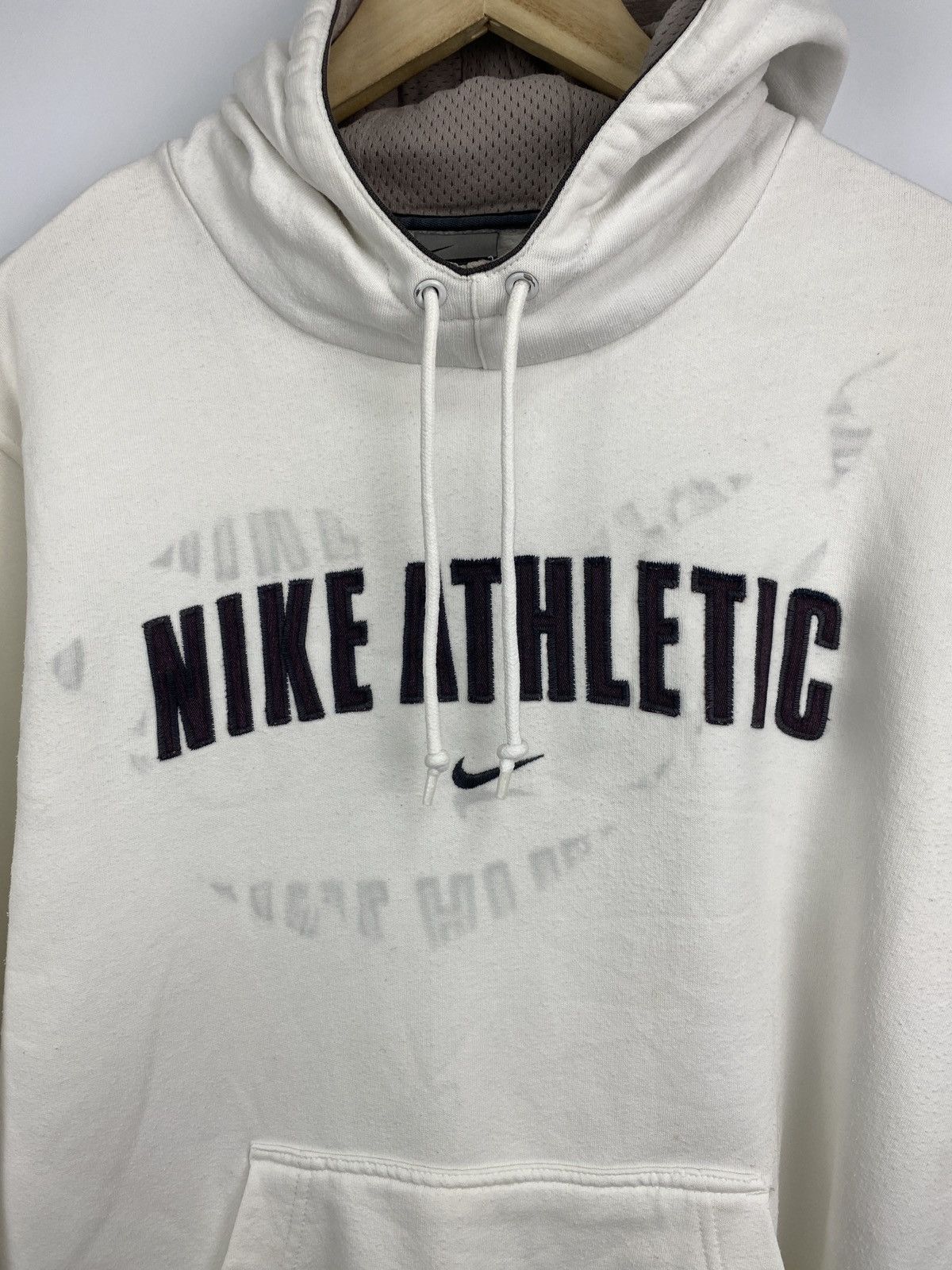 Nike 🇺🇸 Vintage 90s Nike Athletics Boxy Hoodie Rare Retro Hype Y2K Size US S / EU 44-46 / 1 - 7 Thumbnail