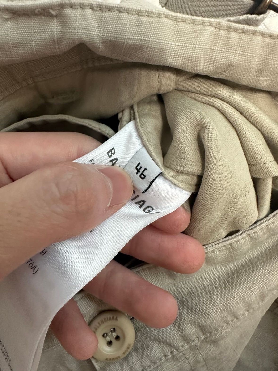 Balenciaga Balenciaga GARDE ROBE Ripstop Cargo Pants Size US 31 - 6 Thumbnail