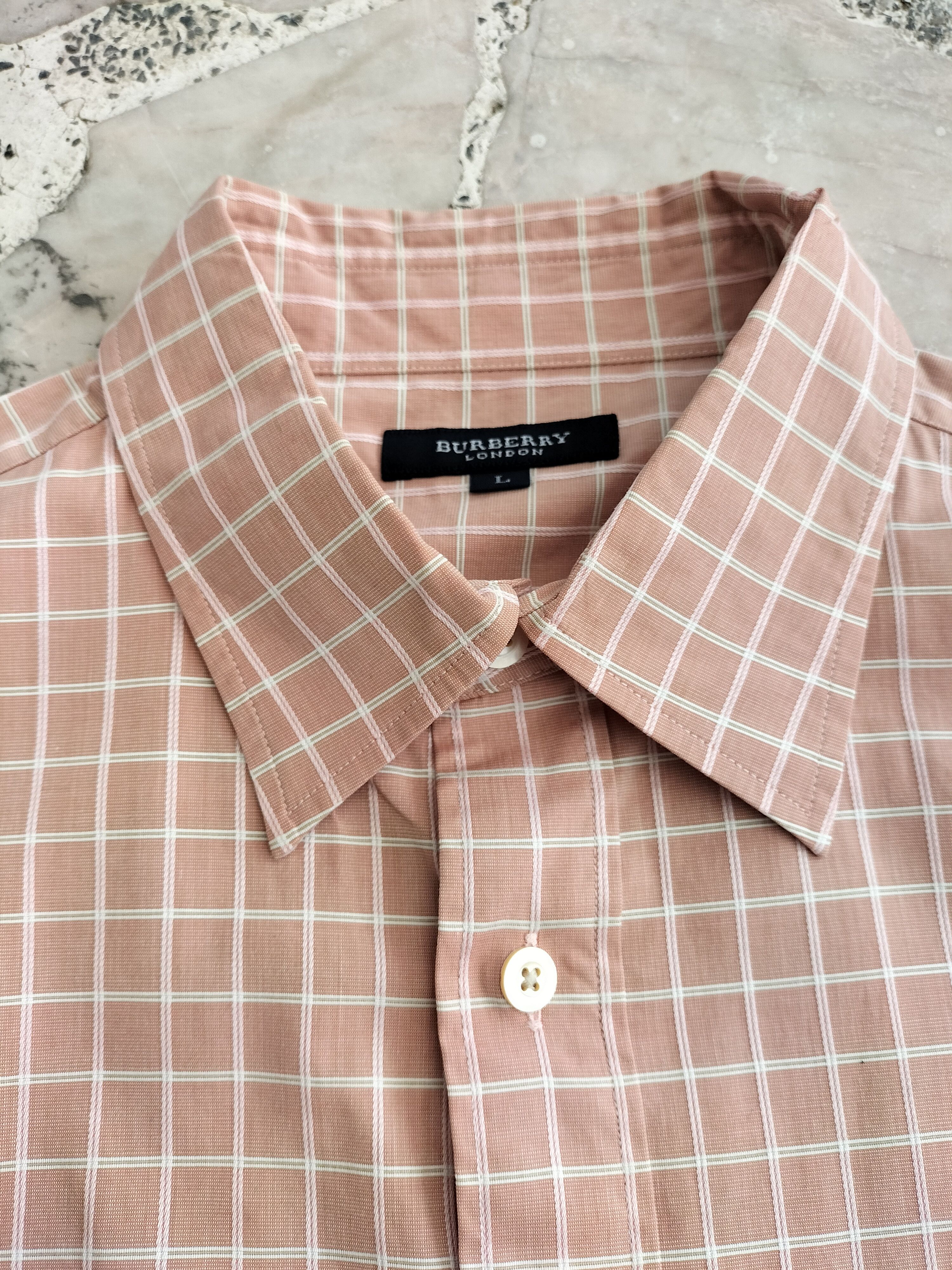 Burberry Burberry Rose Gold Button Up Shirt Size US L / EU 52-54 / 3 - 7 Thumbnail