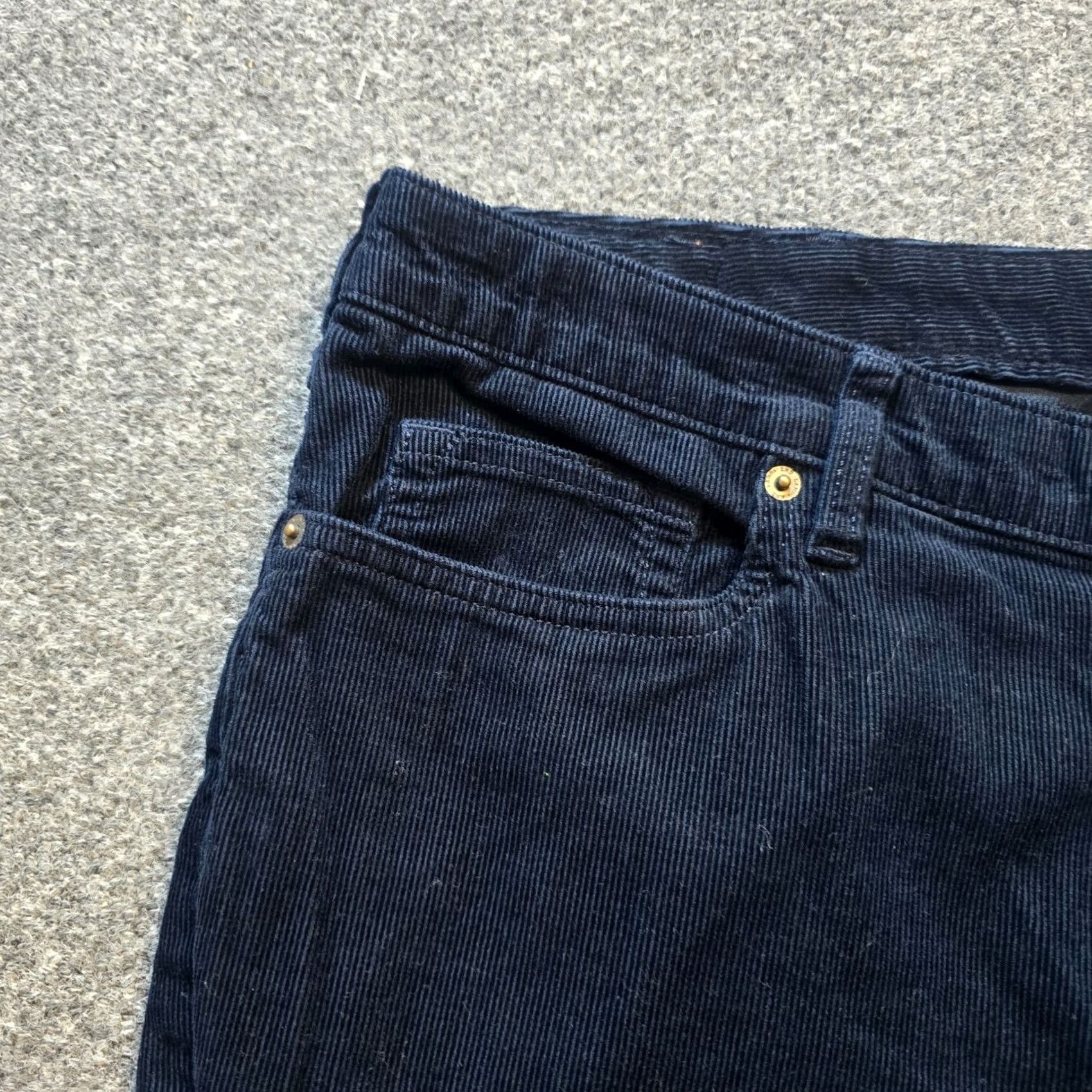 Lands' End Lands' End Pants Womens 16W Blue Mid Rise Straight Corduroy Capsule Preppy Pants Size 38" / US 16 / IT 52 - 3 Thumbnail
