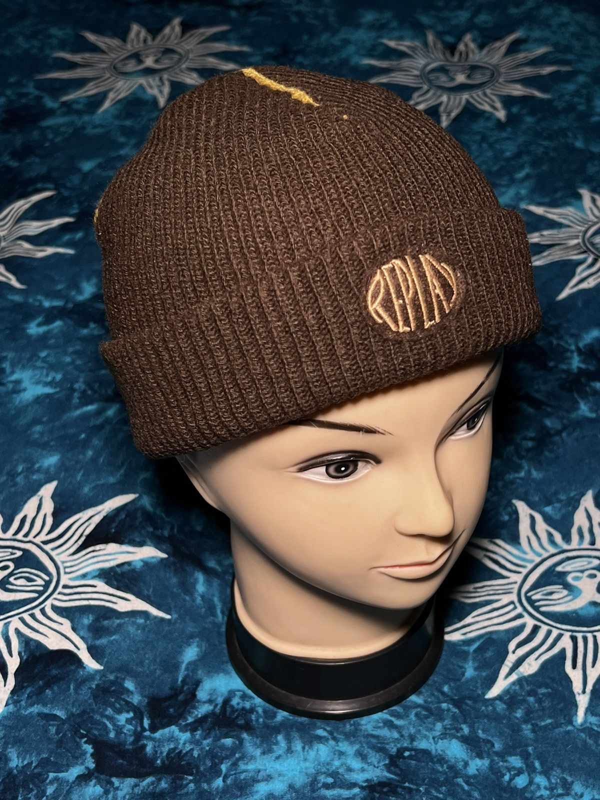 Replay Y2K Vintage 90’s Replay Beanie Hat Big Logo Size ONE SIZE - 8 Thumbnail