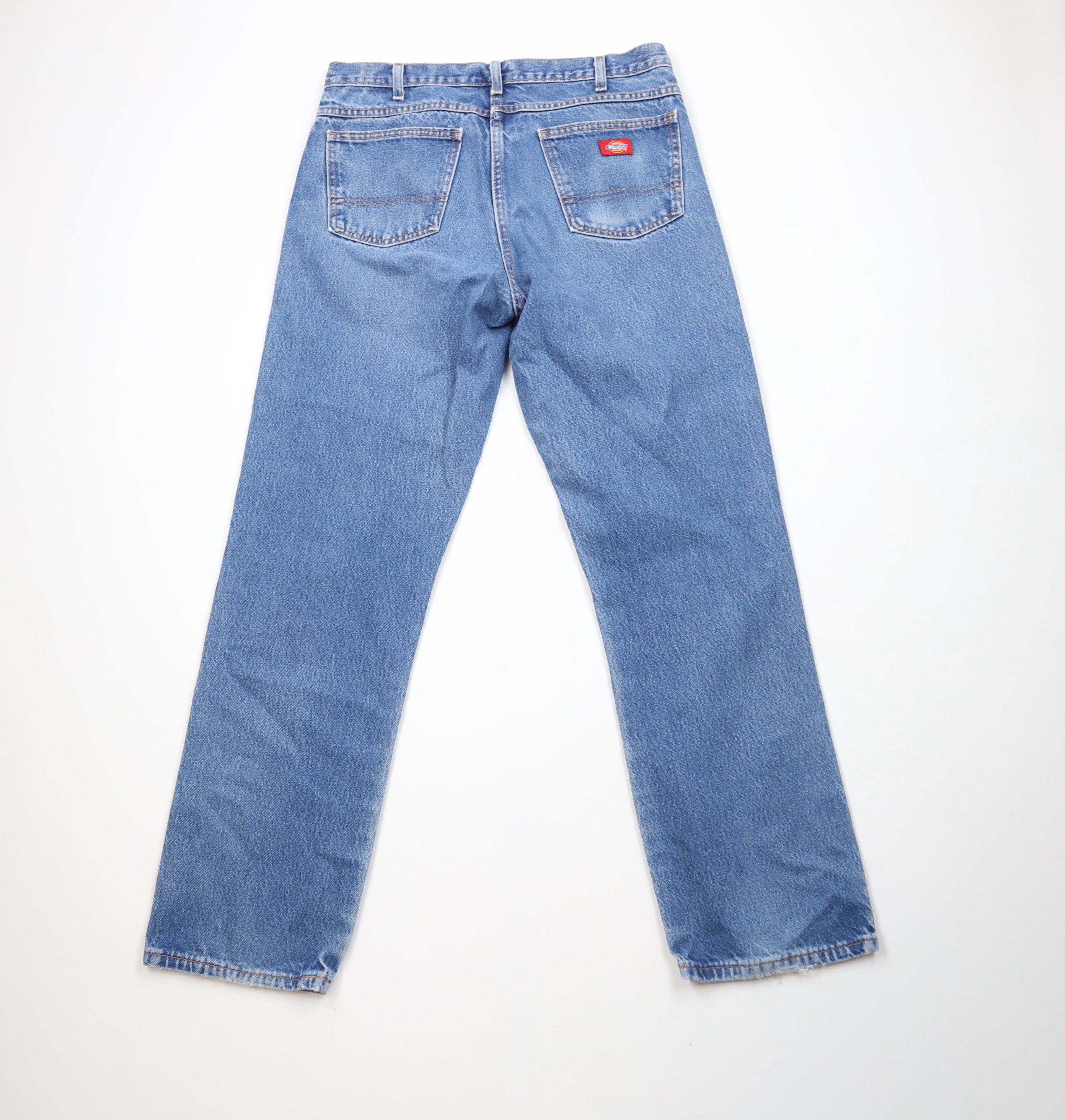 Dickies × Vintage Vintage Y2K Dickies Regular Fit Denim Jeans Blue Cotton Size US 36 / EU 52 - 10 Thumbnail
