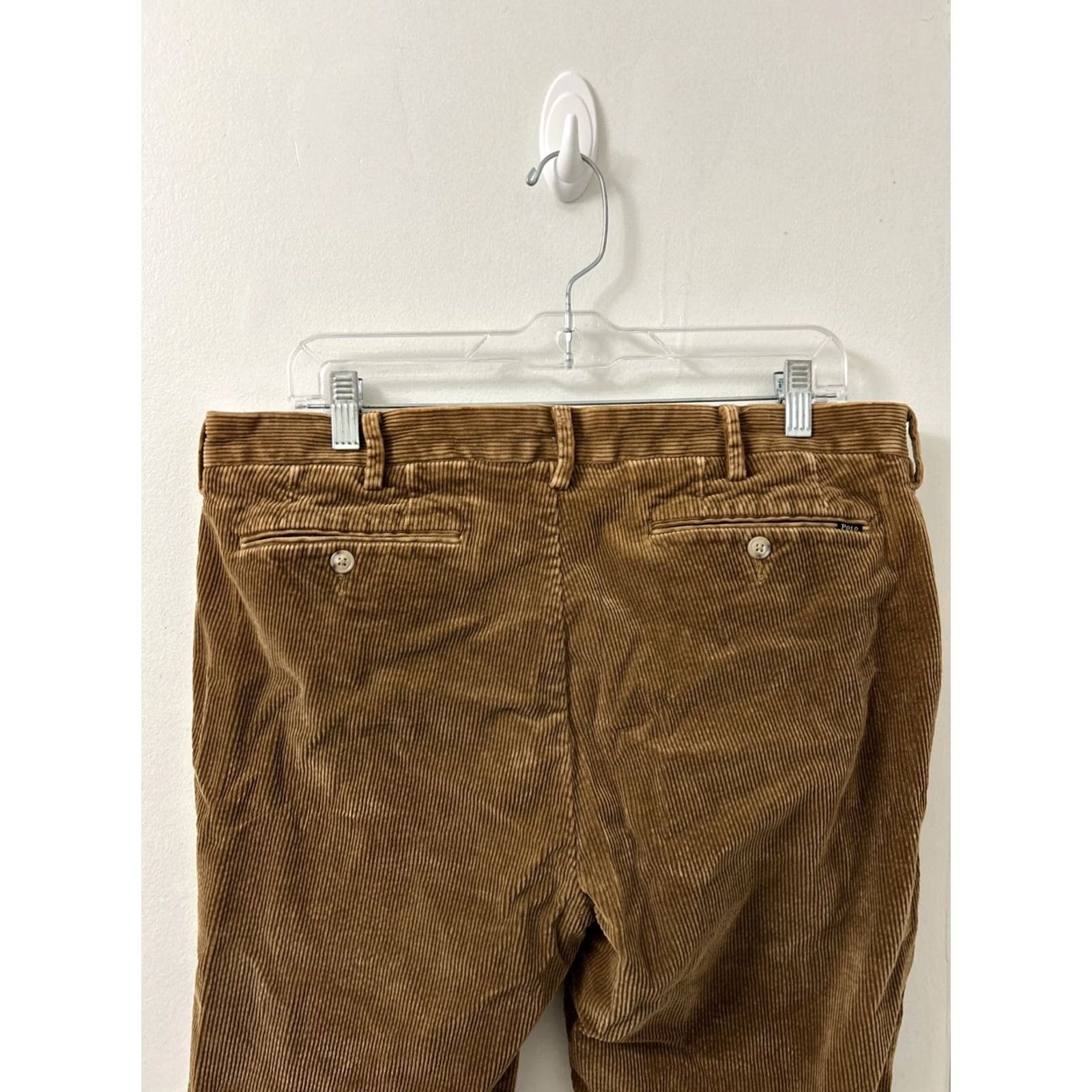 Polo Ralph Lauren Polo Ralph Lauren Corduroy Pants Mens 36x30 Brown Classic Fit YKK Size US M / EU 48-50 / 2 - 7 Thumbnail