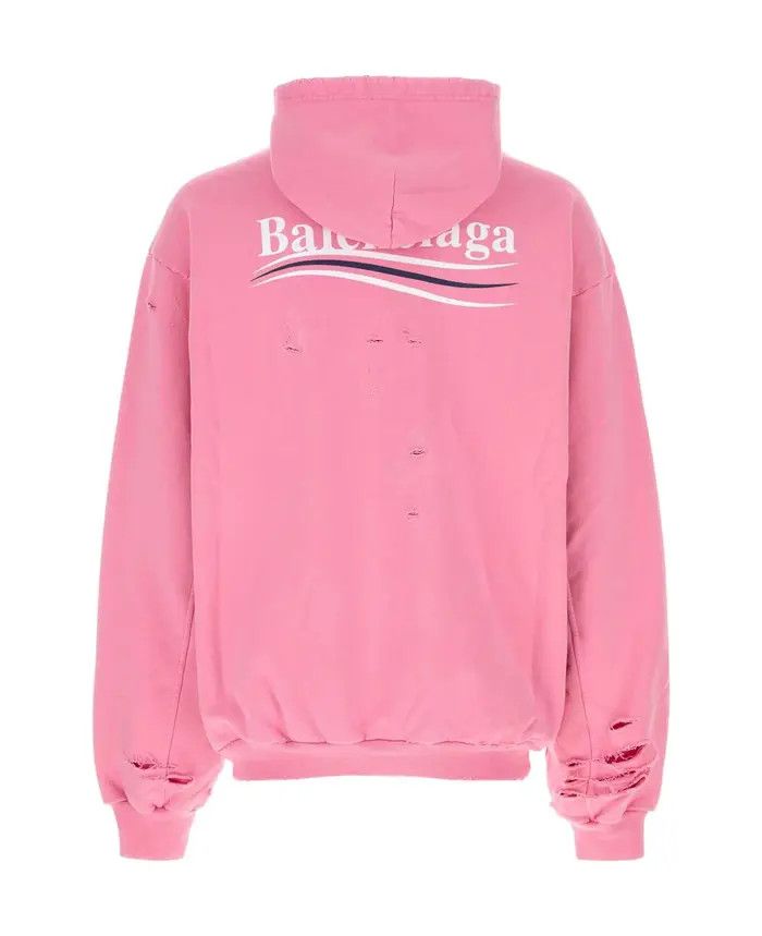Balenciaga o1bcso1str0426 Layered Hoodie in Pink Size XS / US 0-2 / IT 36-38 - 2 Thumbnail